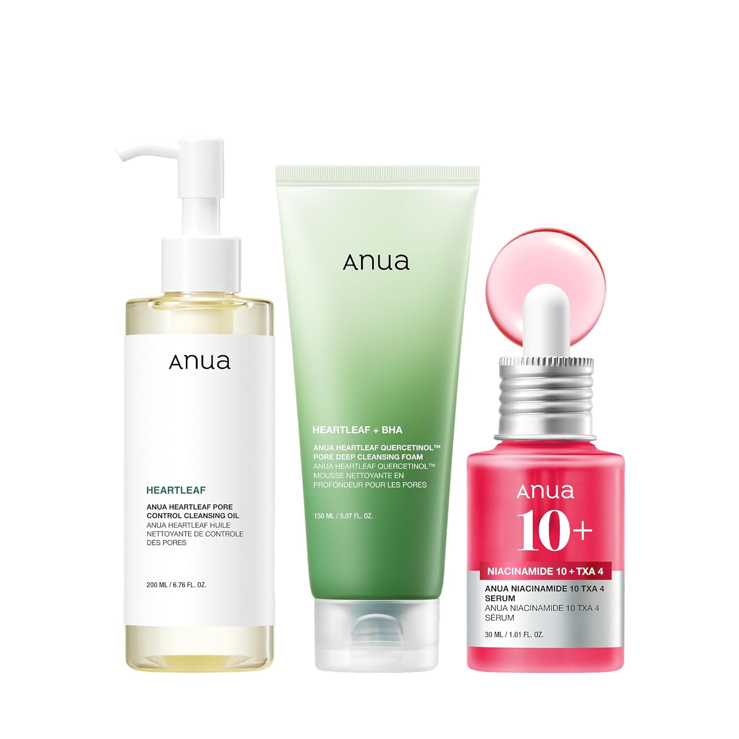 Anua 3-Step Glass Skin Beginner Set