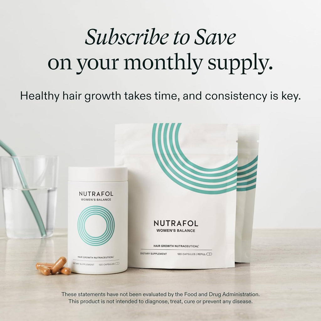 Nutrafol Women's Balance Hair Growth Supplements,