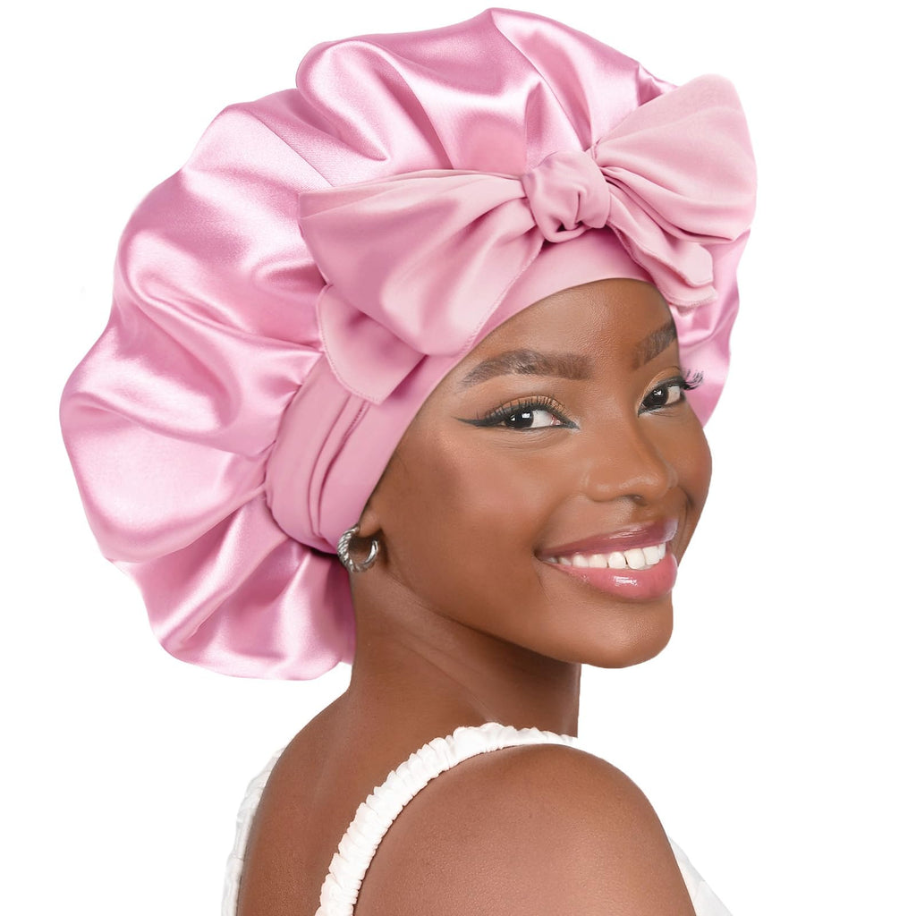 YANIBEST Adjustable Satin Bonnet