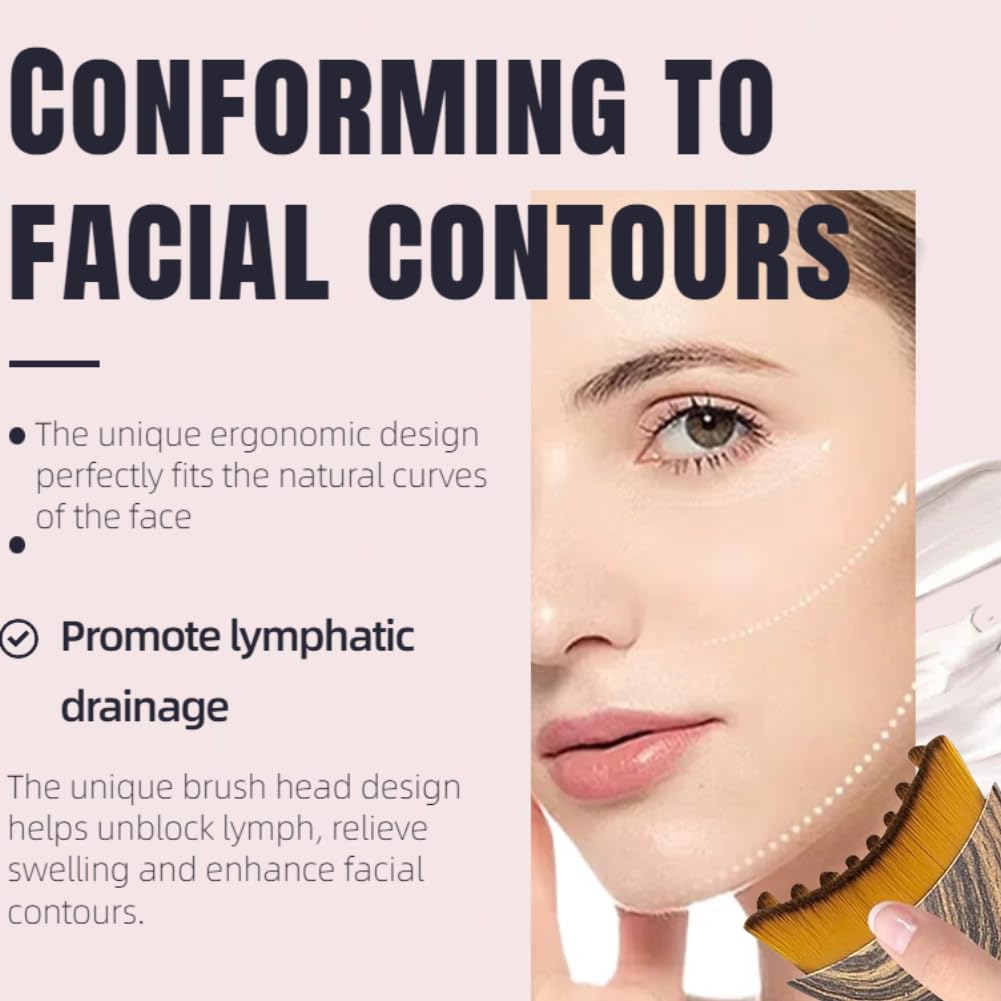 1/2 PCS Lymphatic Contour Brush for Sculpting