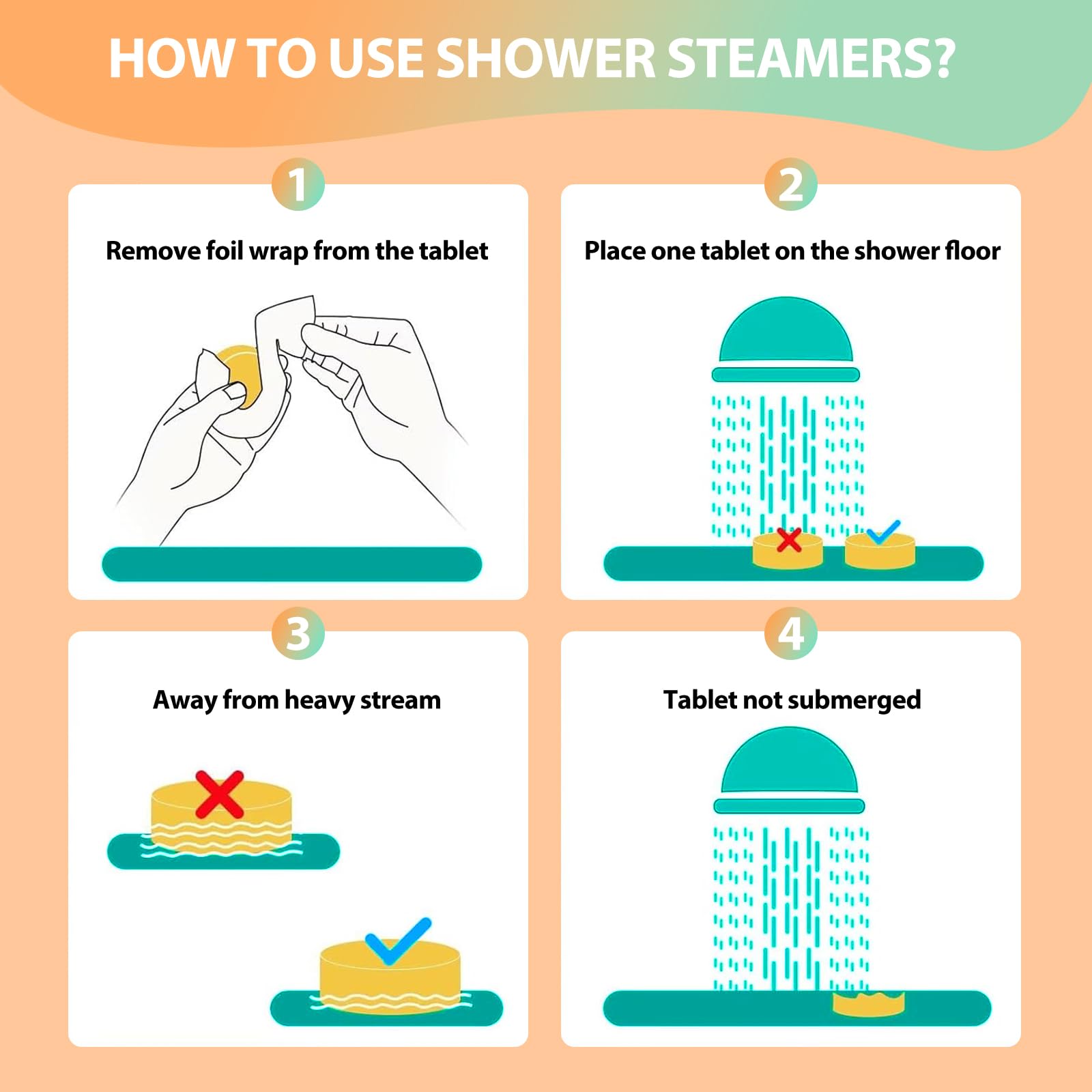 JoJowell Aromatherapy Shower Steamers