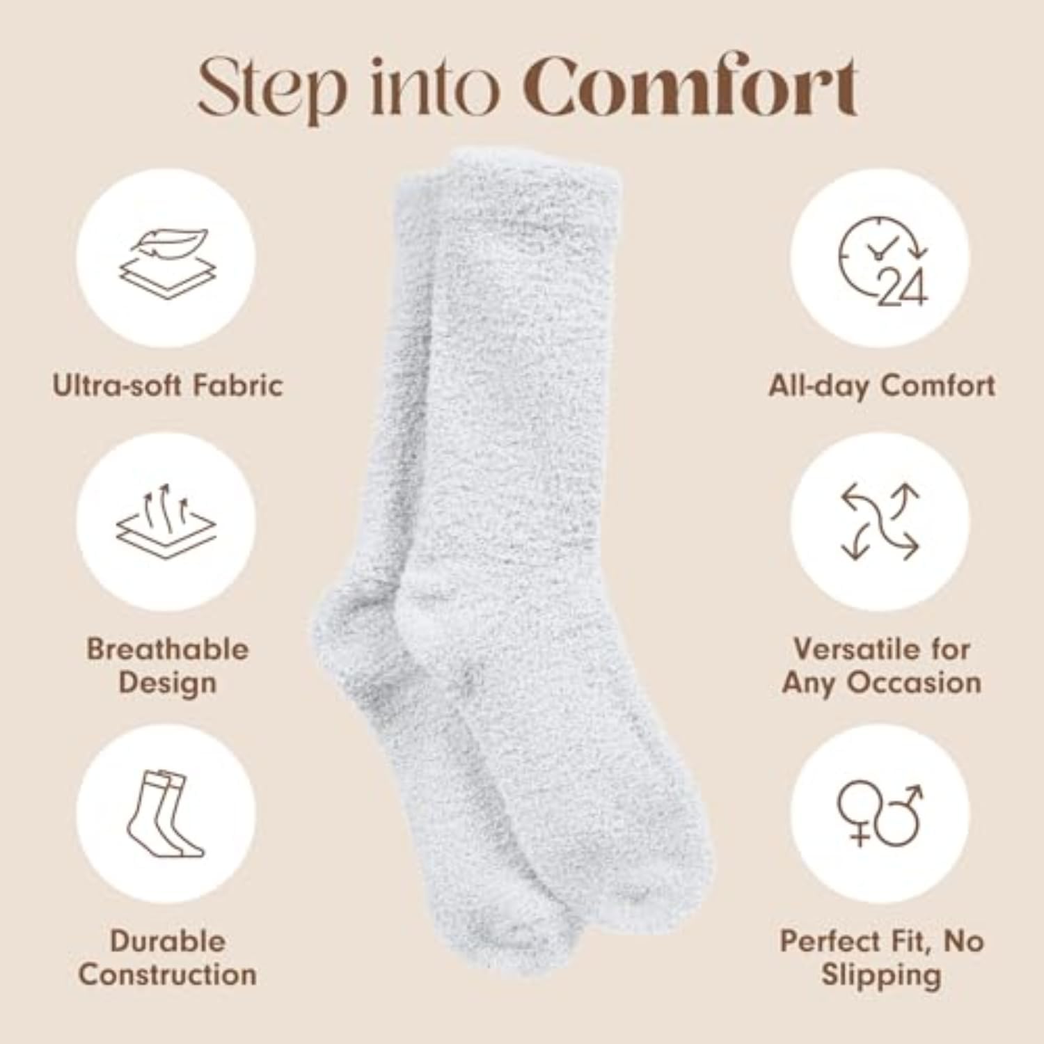 Ultra-Luxe Cloud Sock