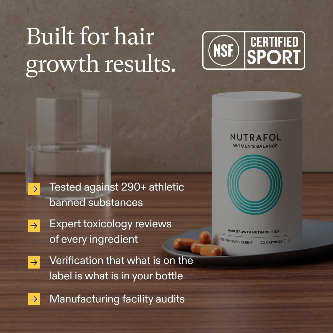 Nutrafol Women's Balance Hair Growth Supplements,