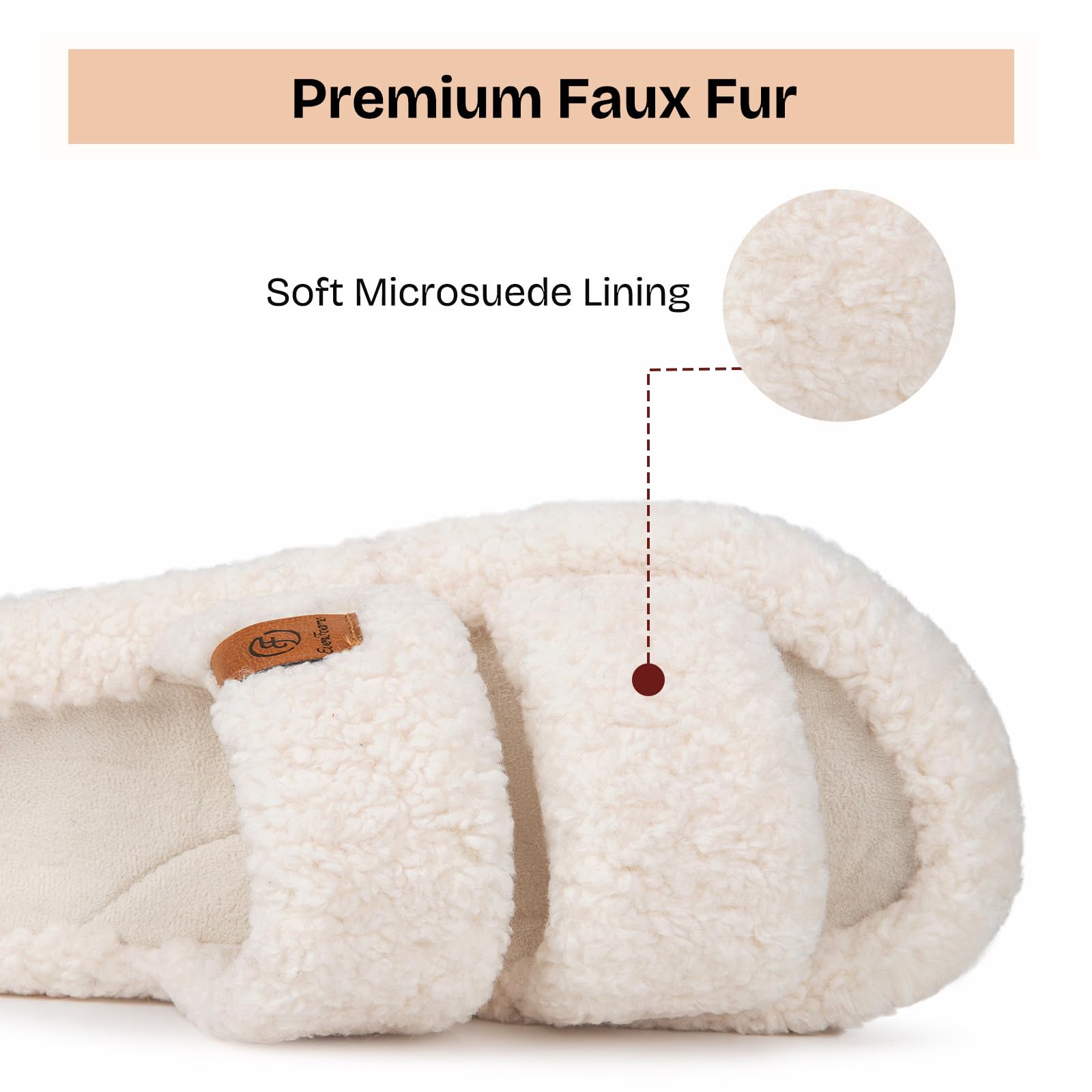 Fuzzy Memory Foam Slippers