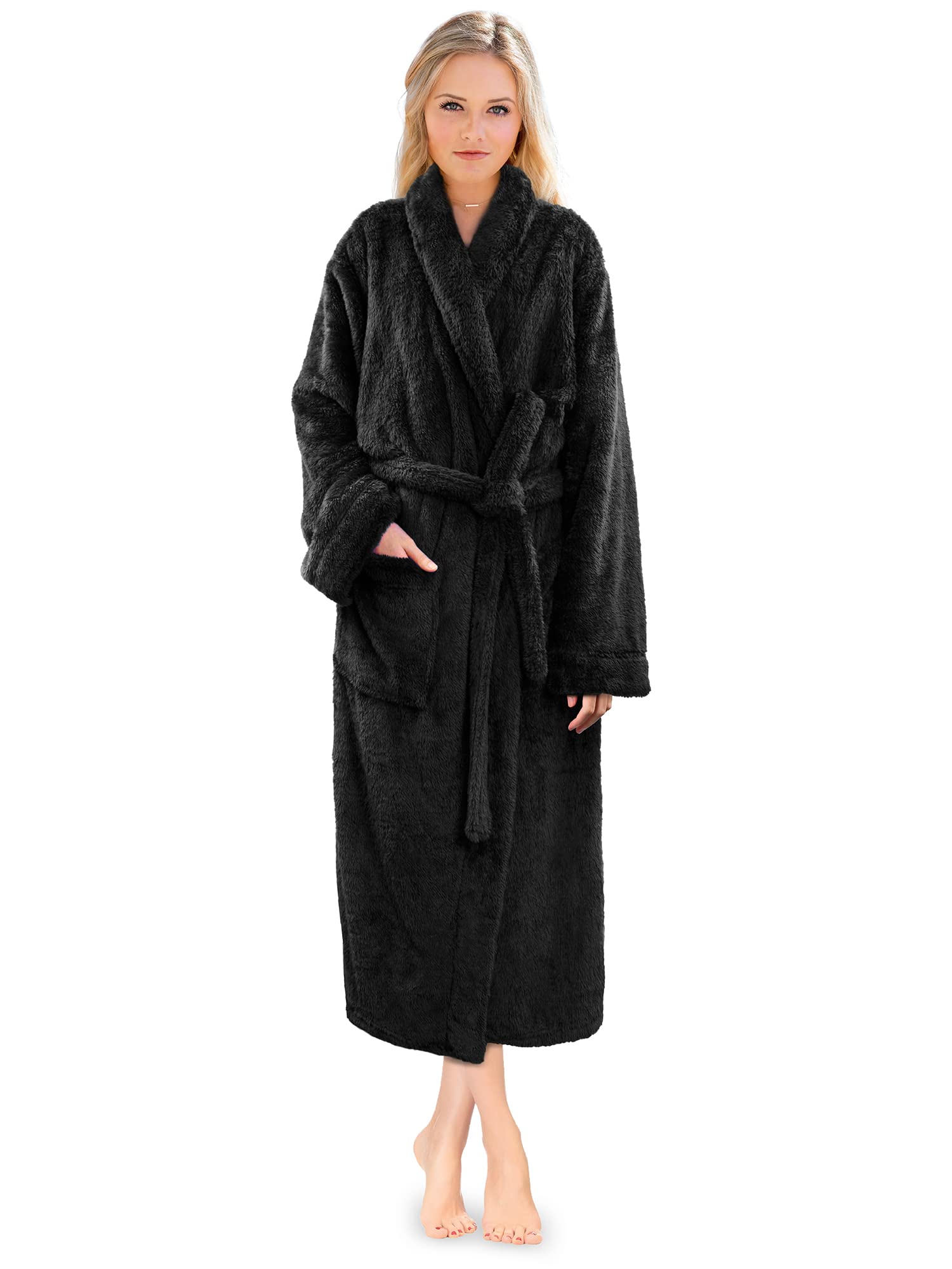 PAVILIA Plush Sherpa Robe