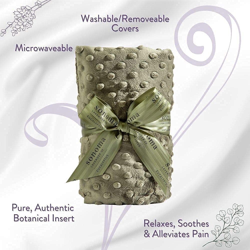 Microwaveable Lavender Heat Wrap for Neck and Shoulders