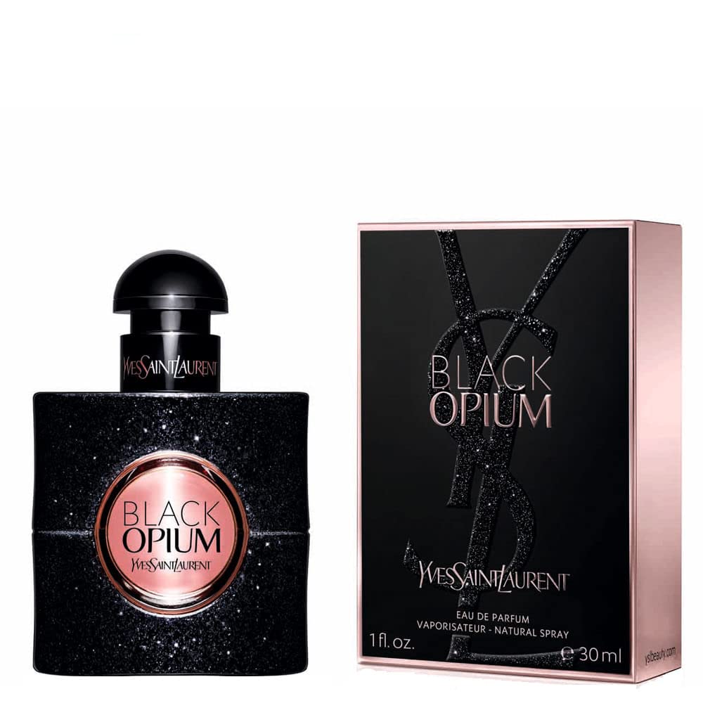 Yves Saint Laurent Eau De Parfum Spray for Women, Black Opium, 1.6 Ounce