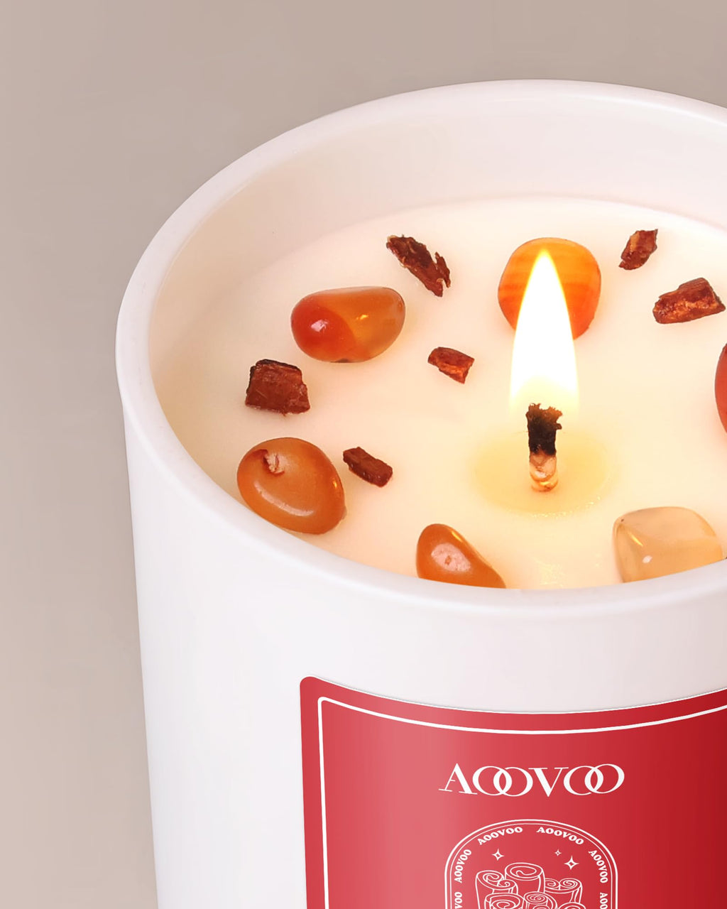 AOOVOO Lavender Candles