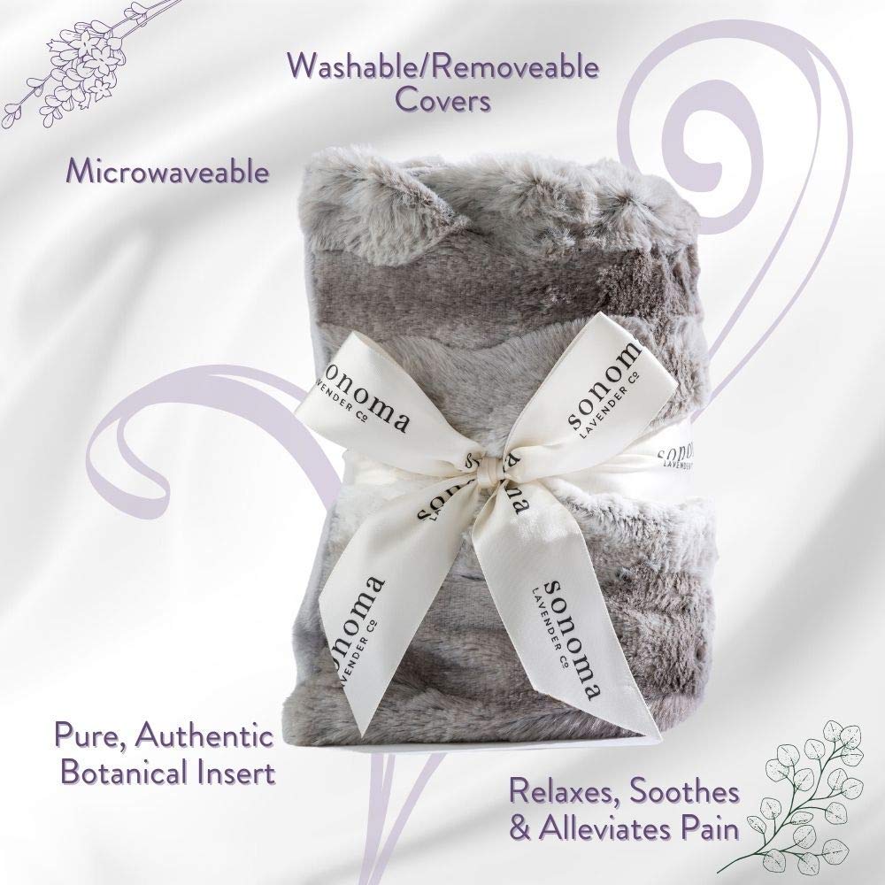 Microwaveable Lavender Heat Wrap for Neck and Shoulders