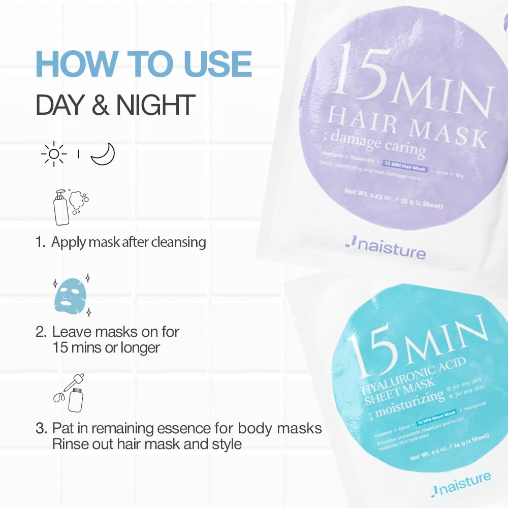 15 Min Pamper Me Korean Spa Skincare Set
