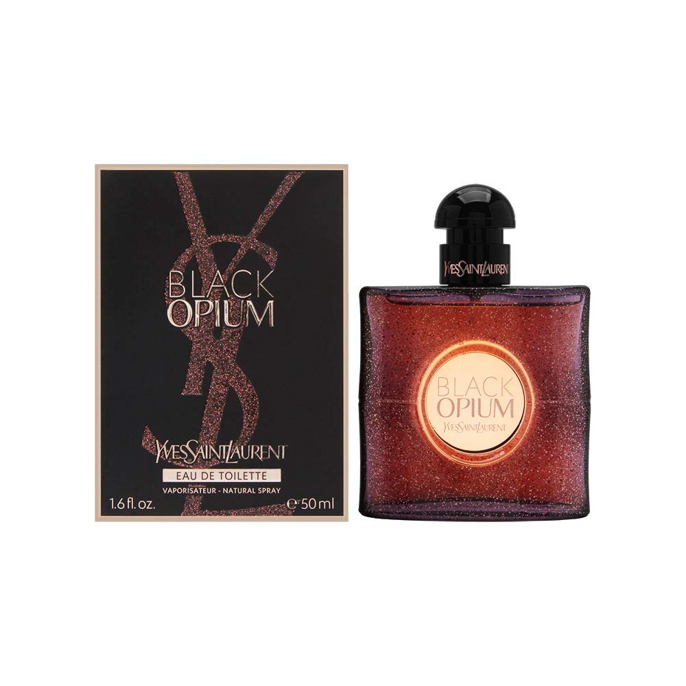 Yves Saint Laurent Eau De Parfum Spray for Women, Black Opium, 1.6 Ounce