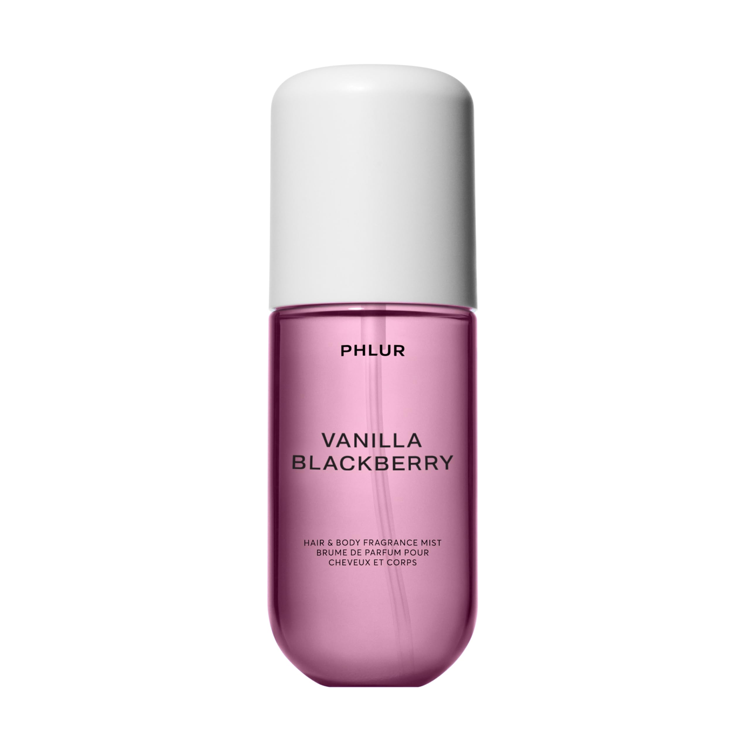 PHLUR Vanilla Skin Body Mist, 8 Fl Oz - Hair and Body Perfume for Women, Vanilla Perfume Body Spray with Pink Pepper, Cashmere Wood & Sandalwood Fragrance