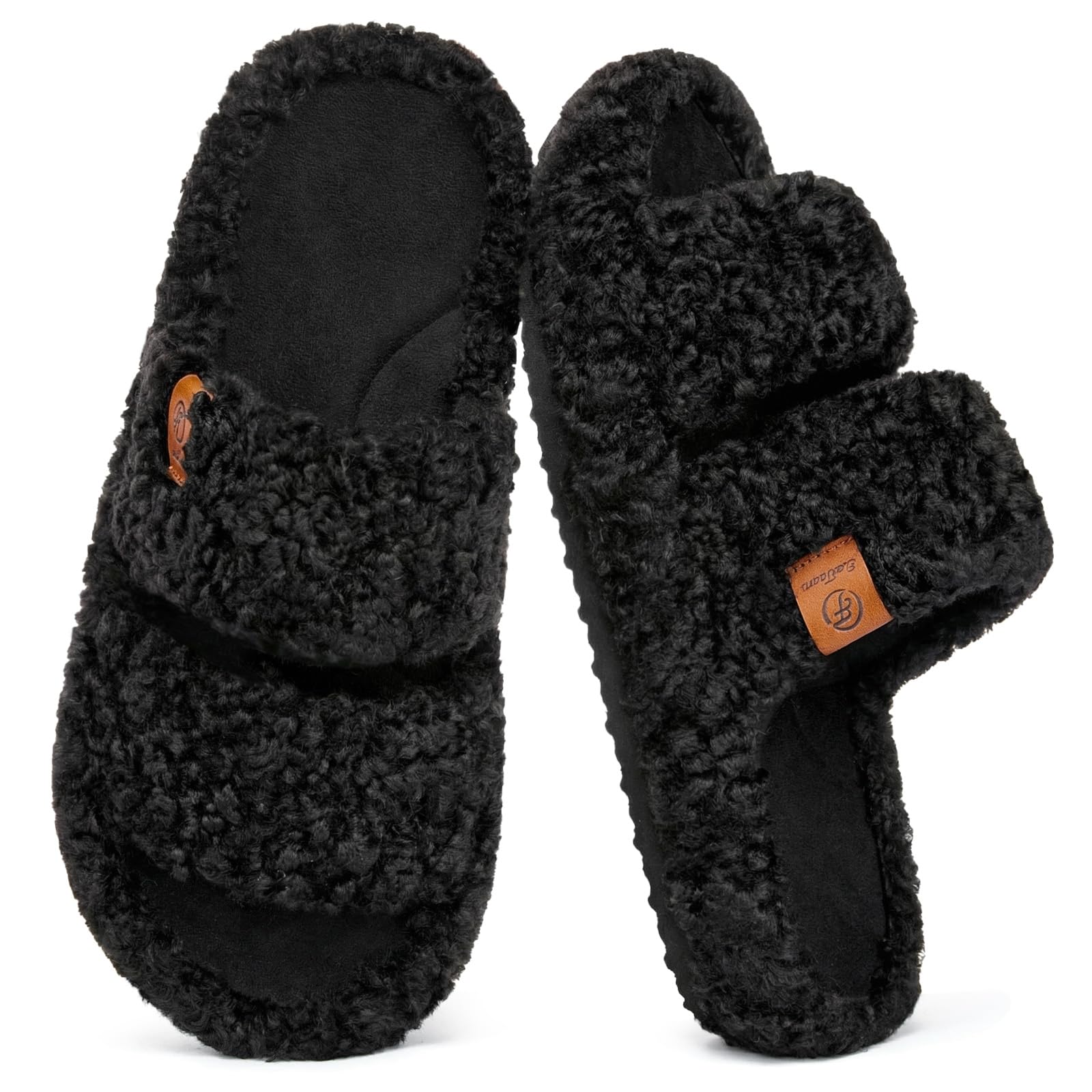 Fuzzy Memory Foam Slippers