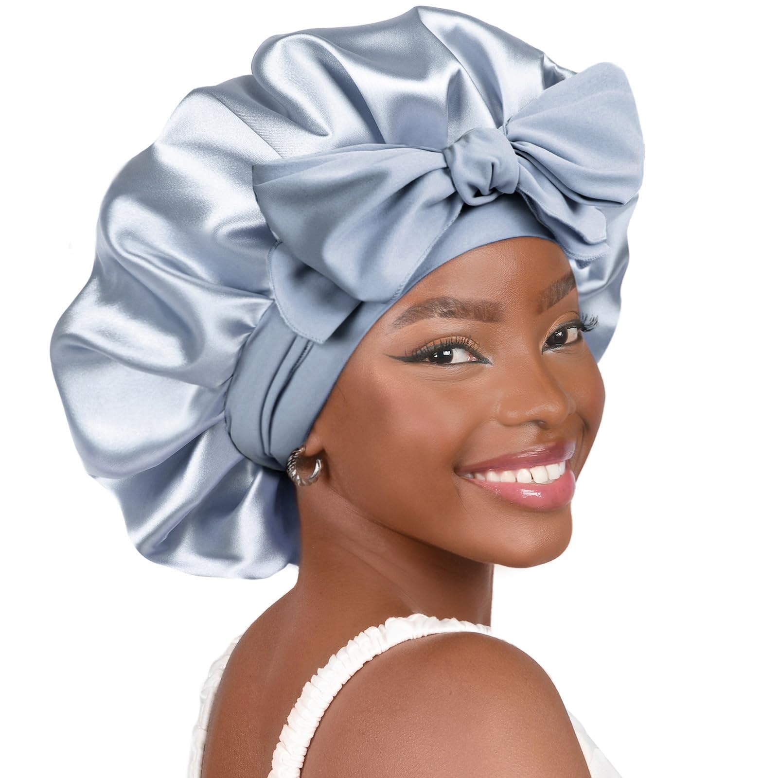 YANIBEST Adjustable Satin Bonnet