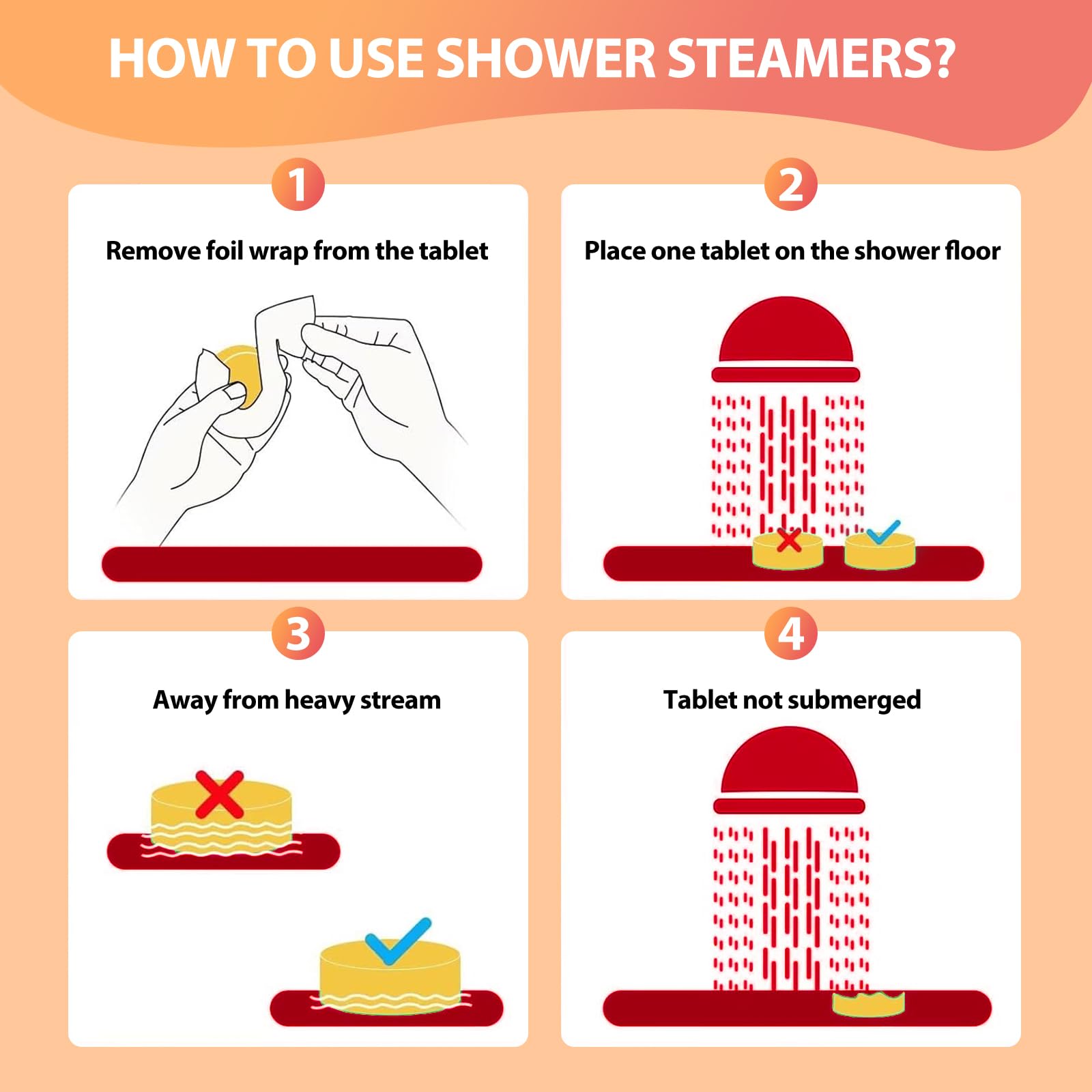 JoJowell Aromatherapy Shower Steamers