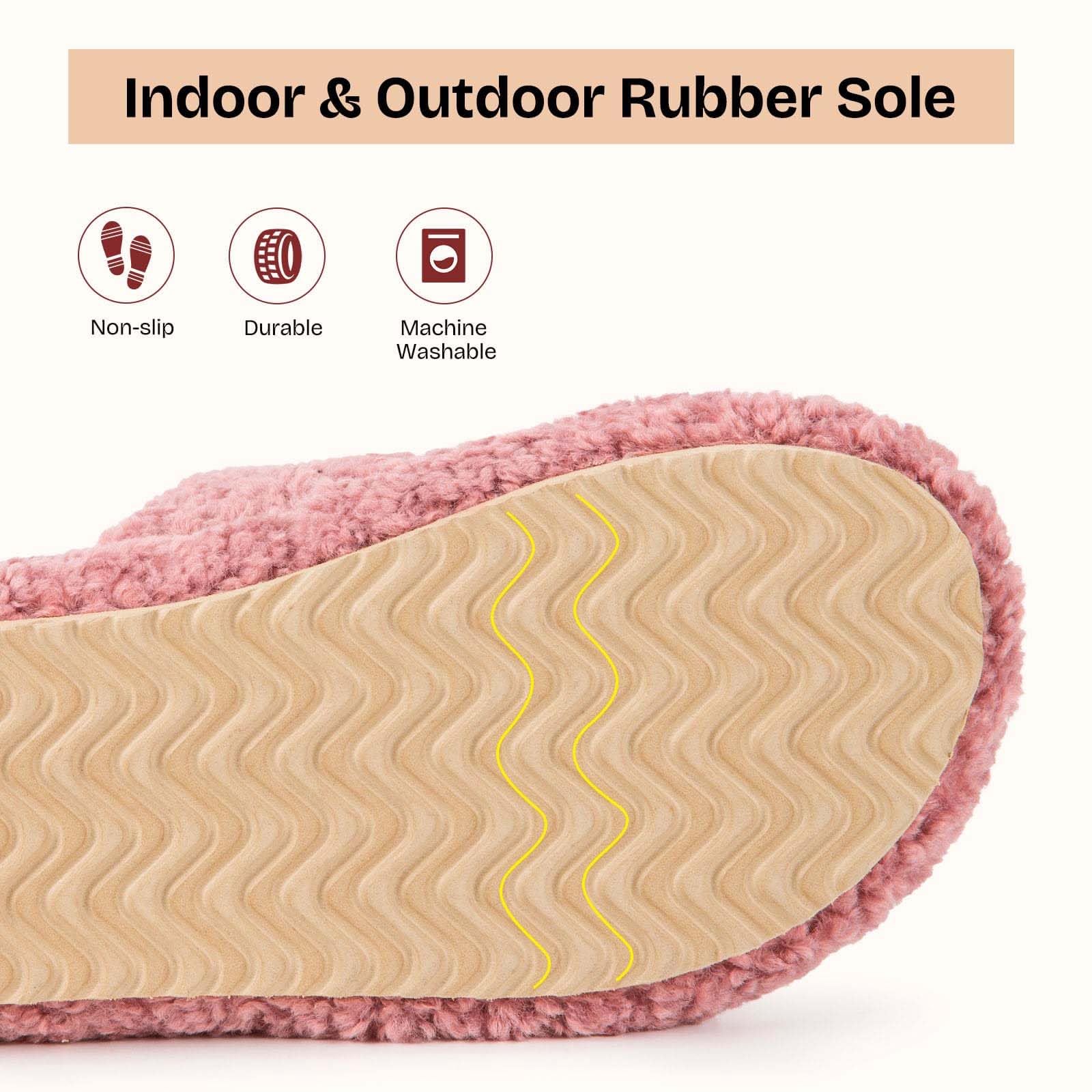 Fuzzy Memory Foam Slippers