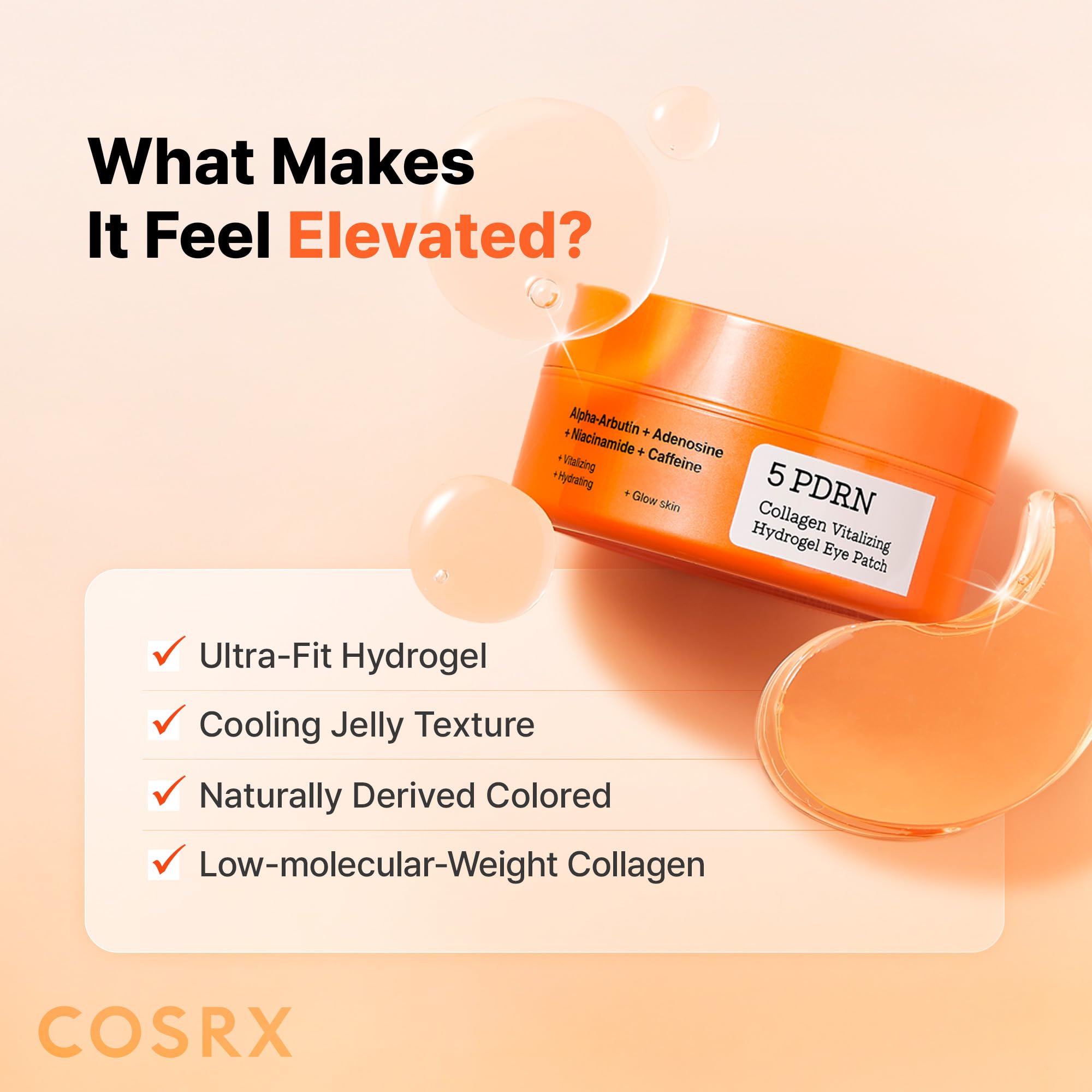 COSRX Pink Peptides Collagen Hydrogel Eye Patch