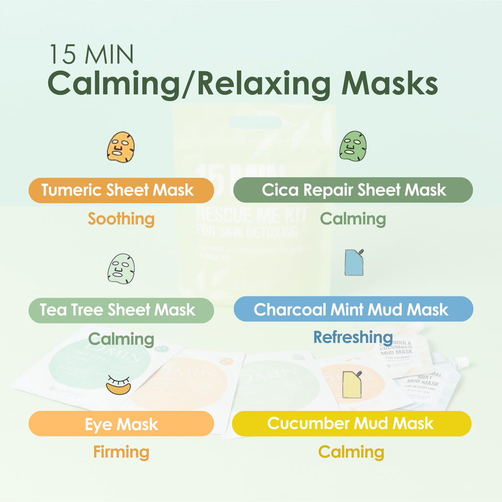15 Min Pamper Me Korean Spa Skincare Set
