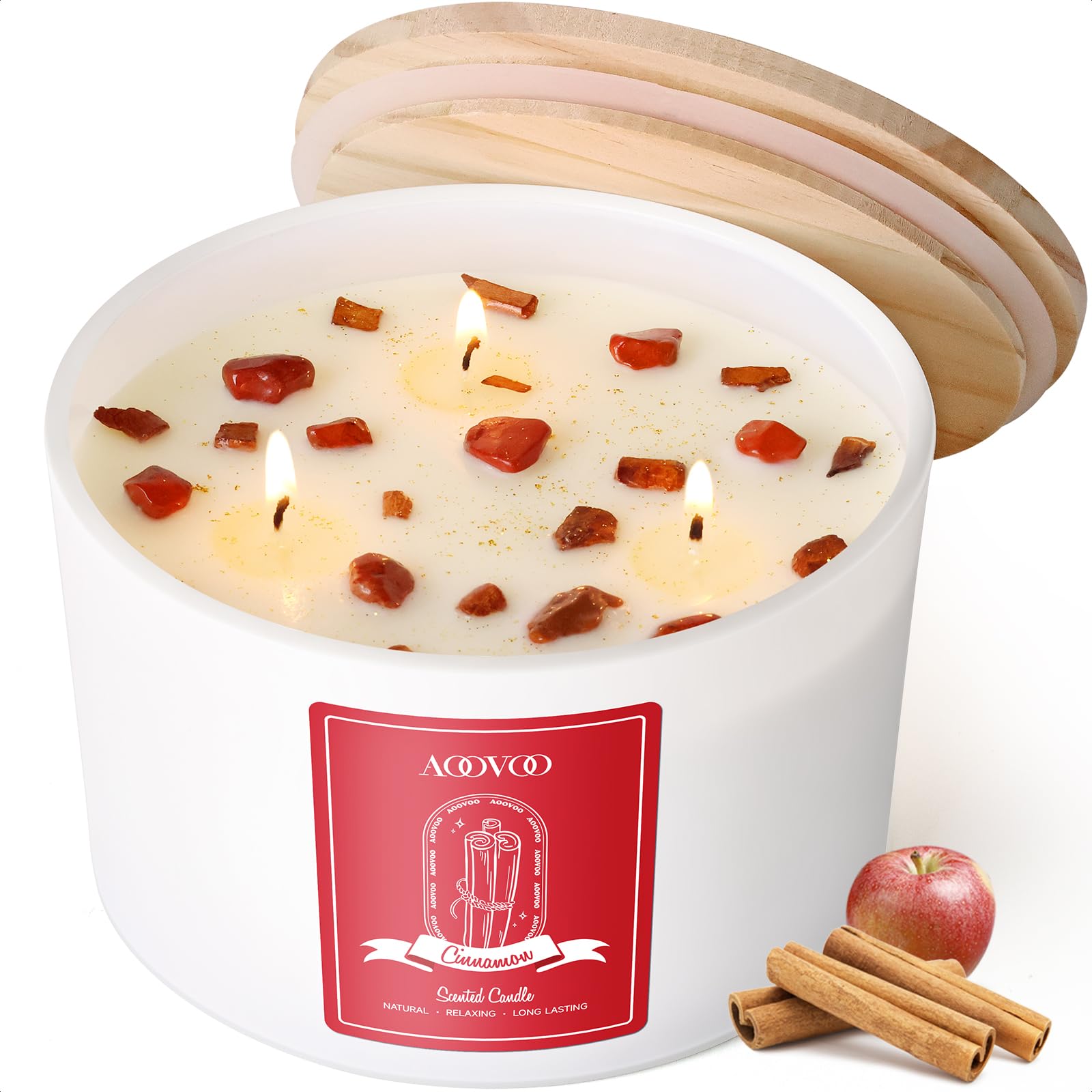 AOOVOO Lavender Candles