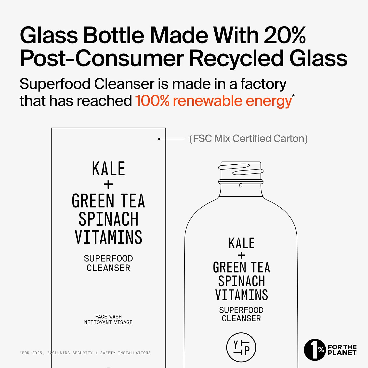 Youth To The People Superfood Facial Cleanser - Kale + Green Tea Daily Face Wash
