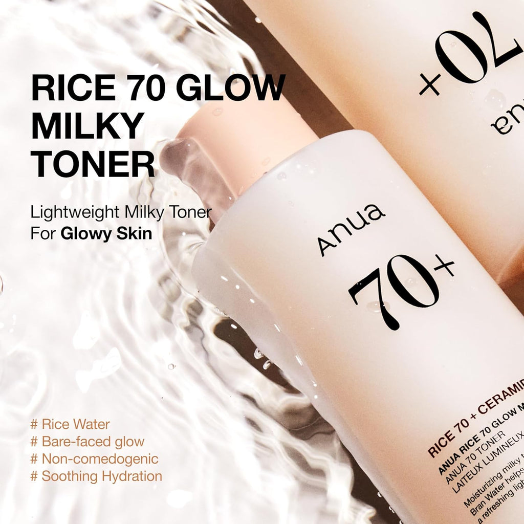 Anua Rice 70+Ceramide Glow Milky Toner
