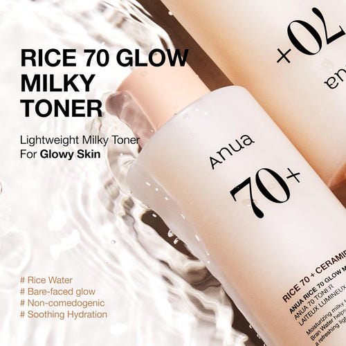 Anua Rice 70+Ceramide Glow Milky Toner