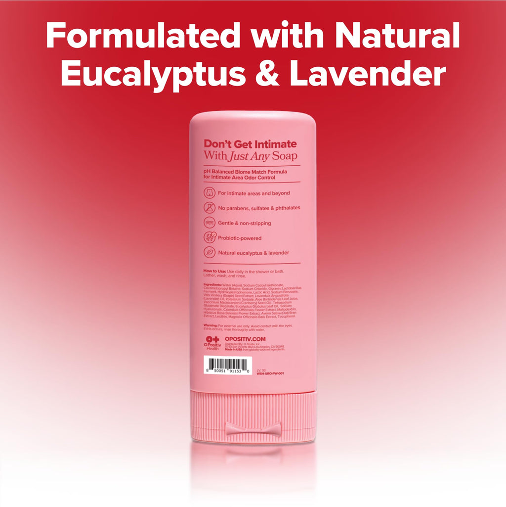 O Positiv URO pH Balanced Probiotic Wash –