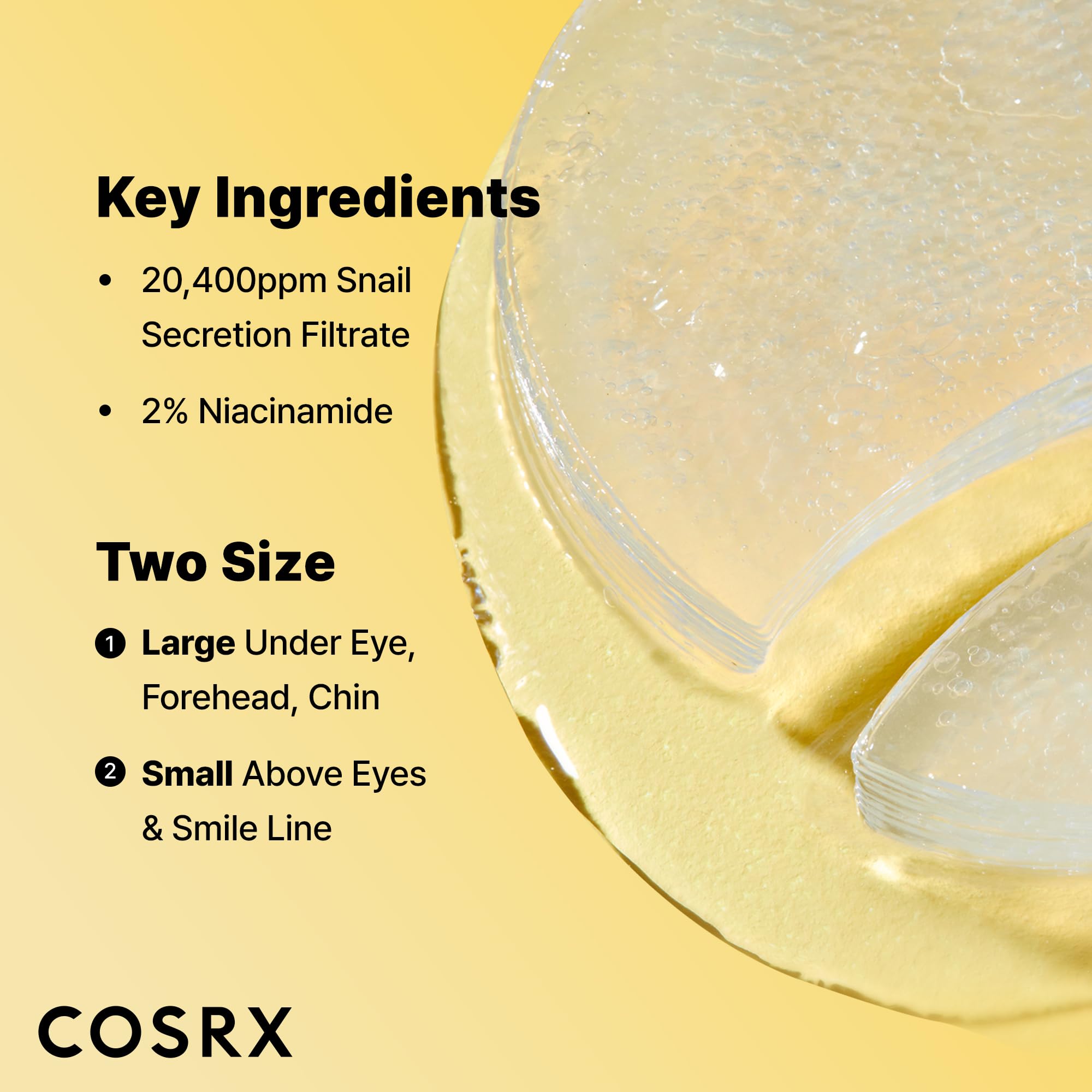 COSRX Pink Peptides Collagen Hydrogel Eye Patch
