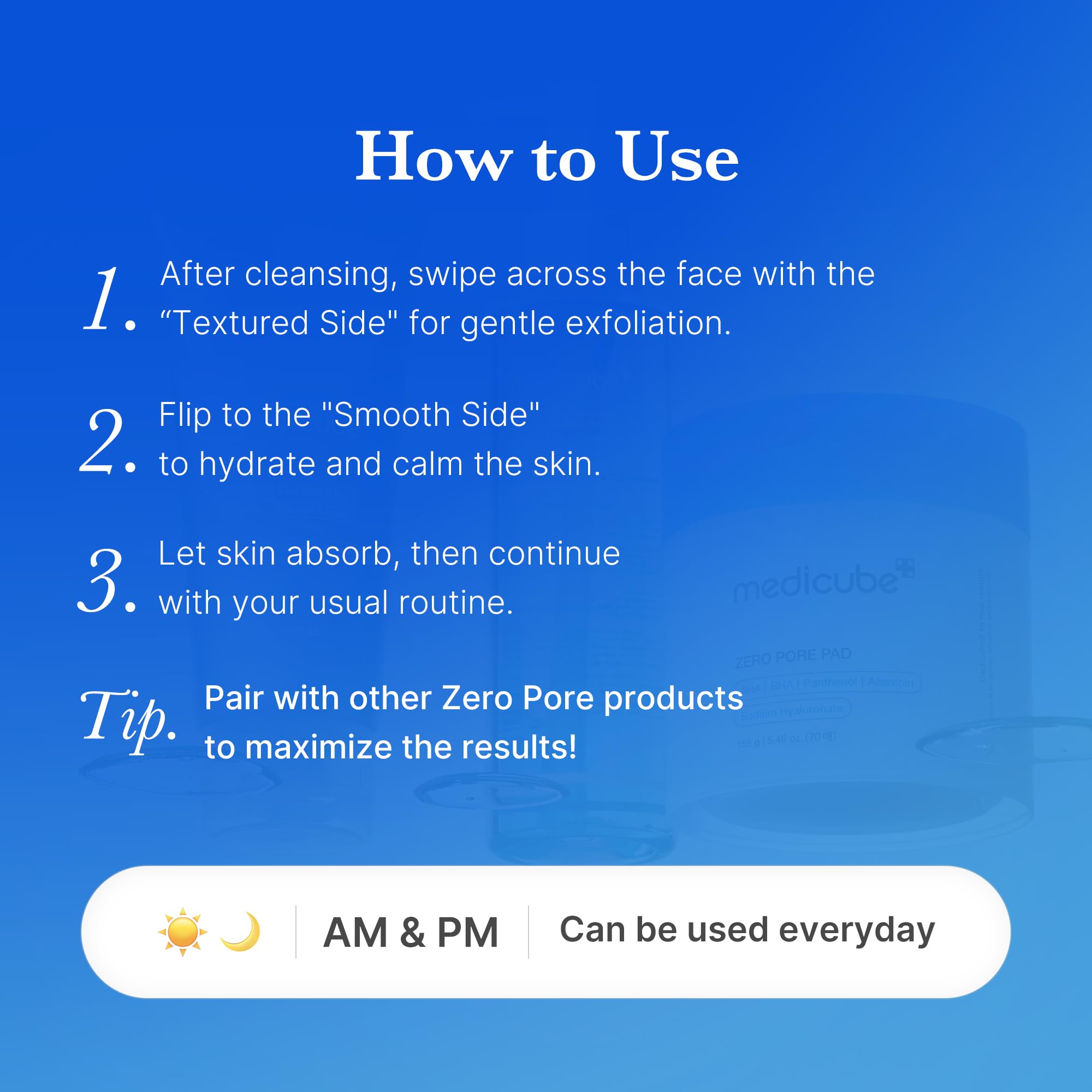 medicube ZERO PORE PAD