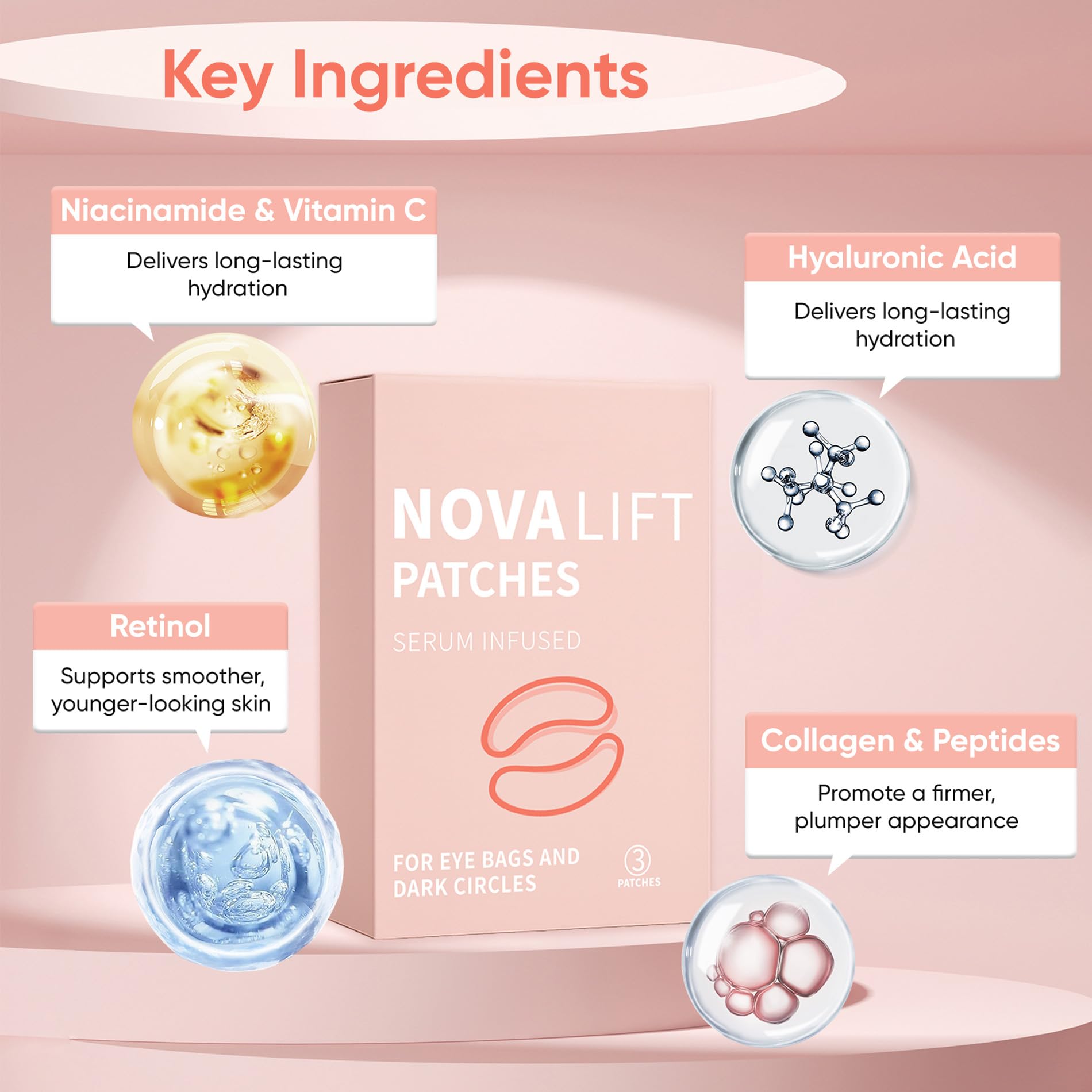 Micro Eye Patches, Serum-Infused