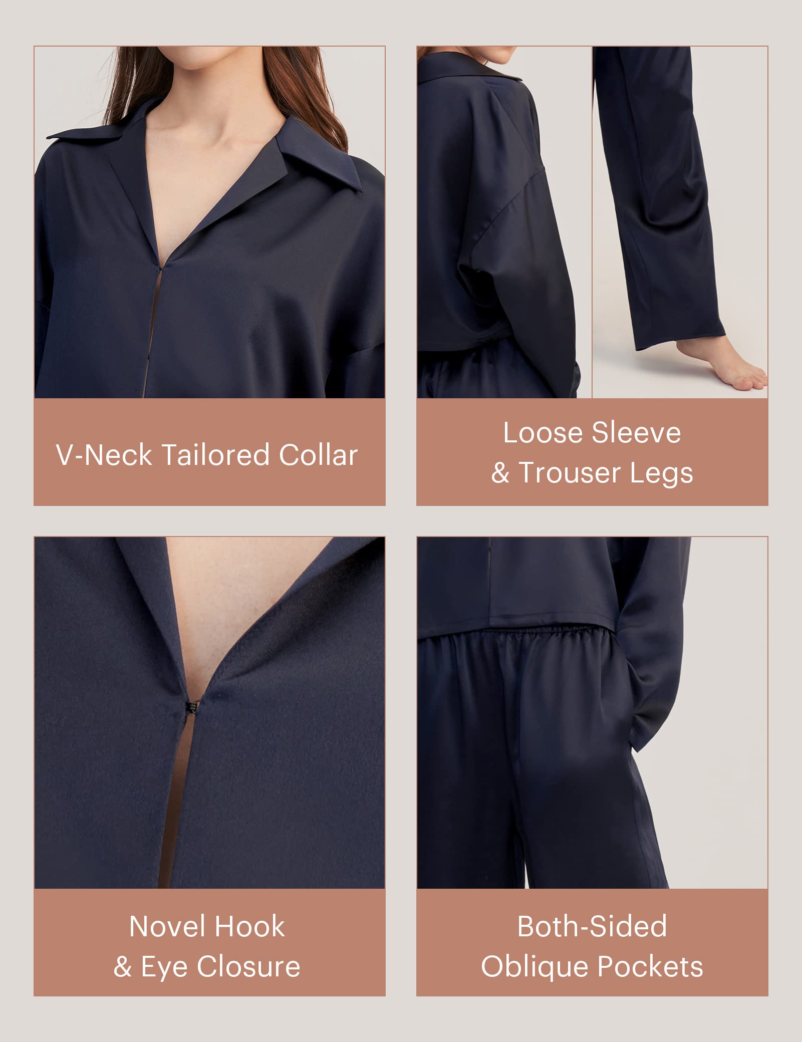 LilySilk 2 Piece Pajama Set