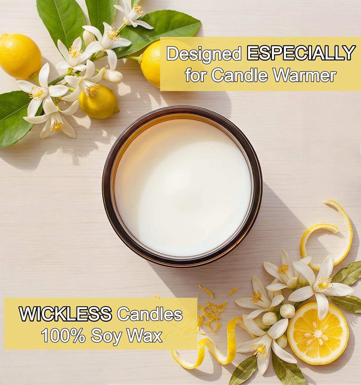 VOHO Lavender Wickless Candles