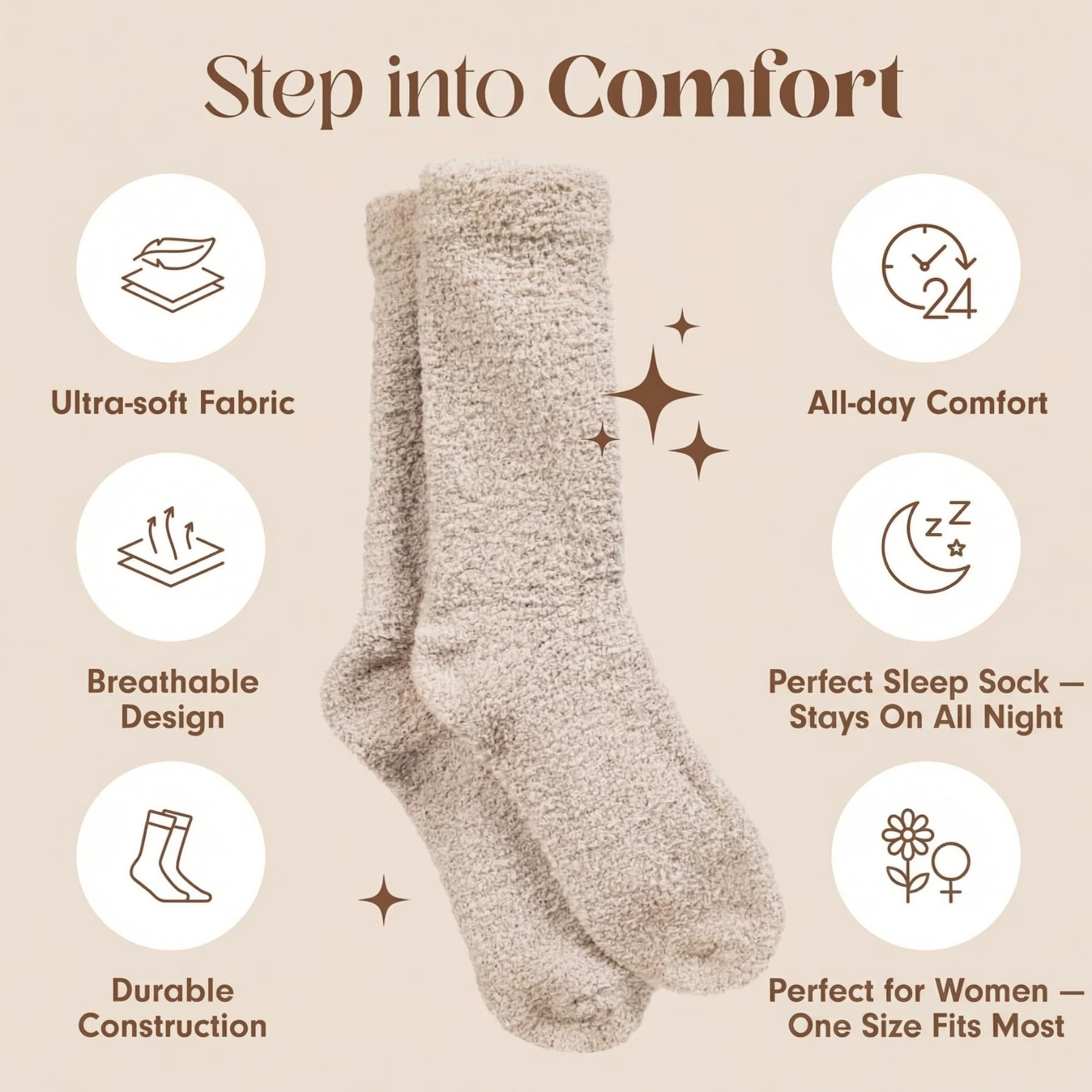 Ultra-Luxe Cloud Sock