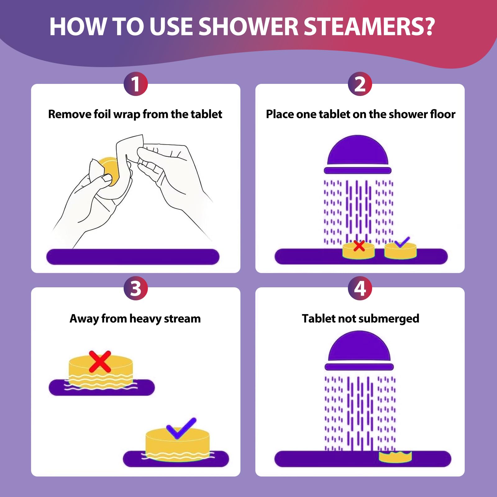 JoJowell Aromatherapy Shower Steamers