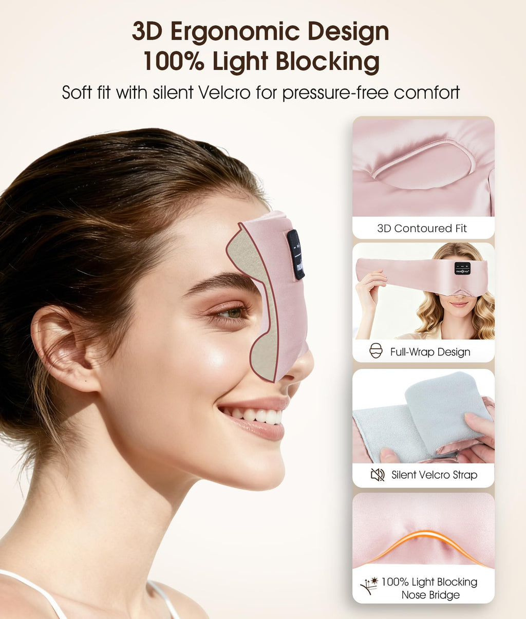 Mulberry Silk Bluetooth Sleep Mask