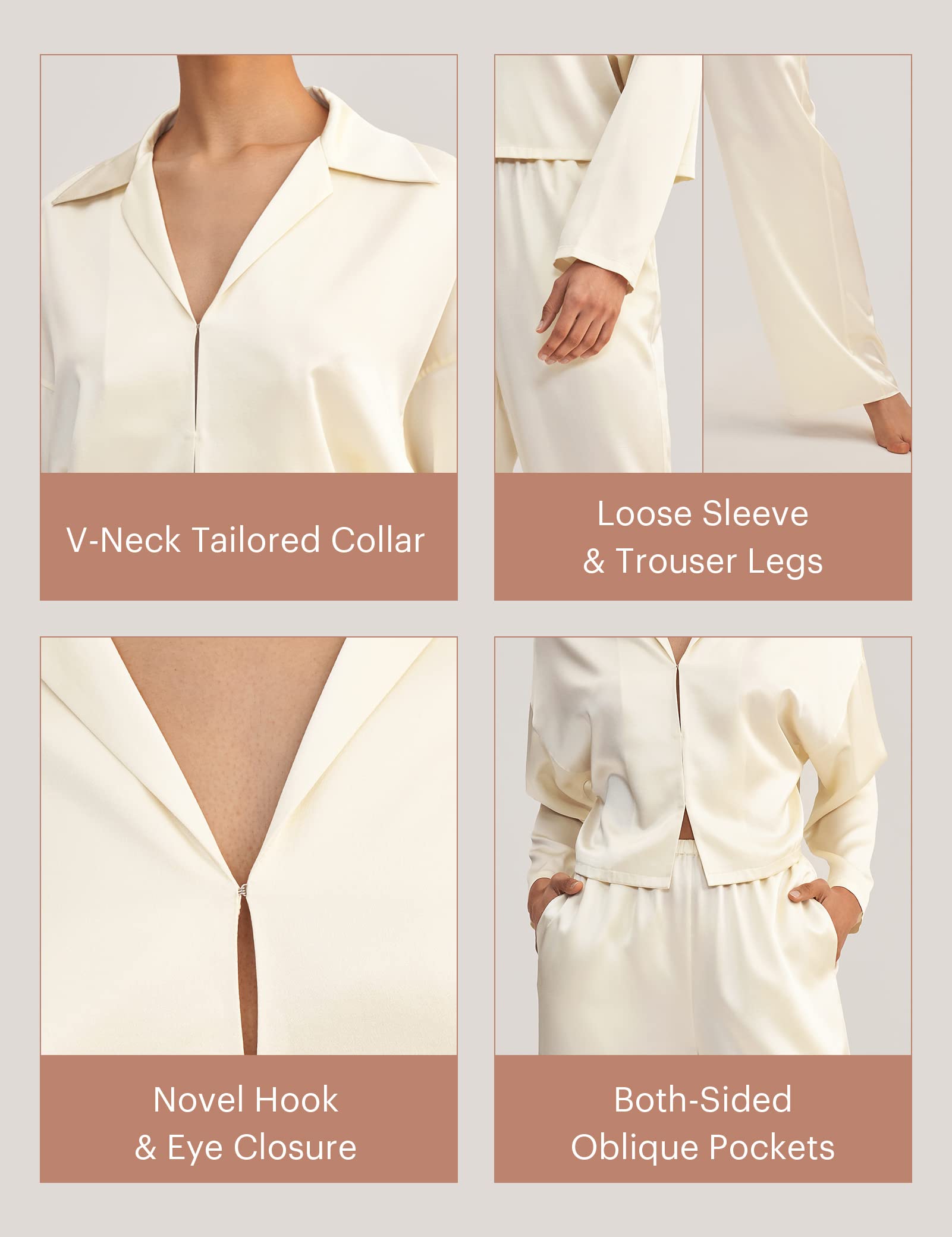LilySilk 2 Piece Pajama Set