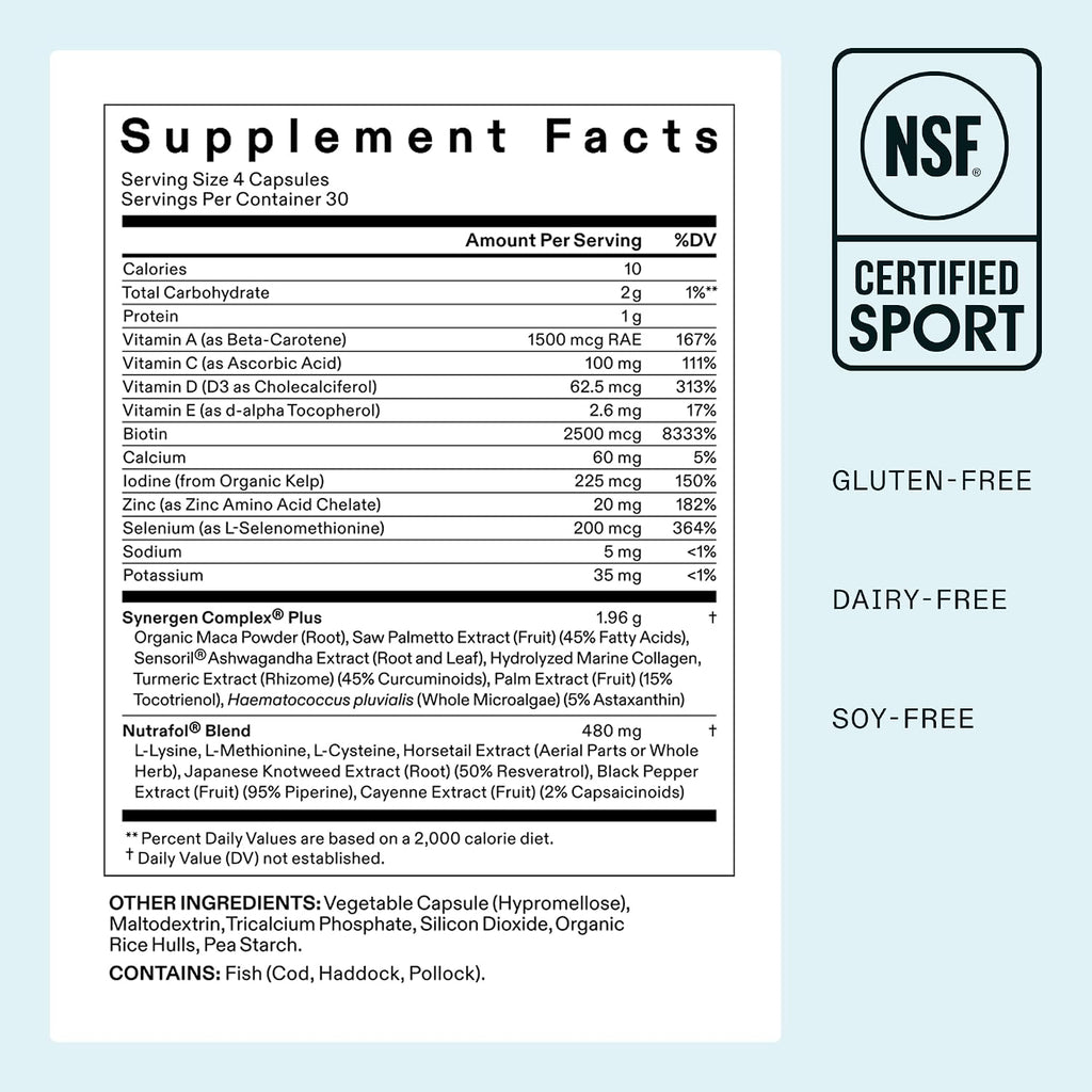 Nutrafol Women's Balance Hair Growth Supplements,