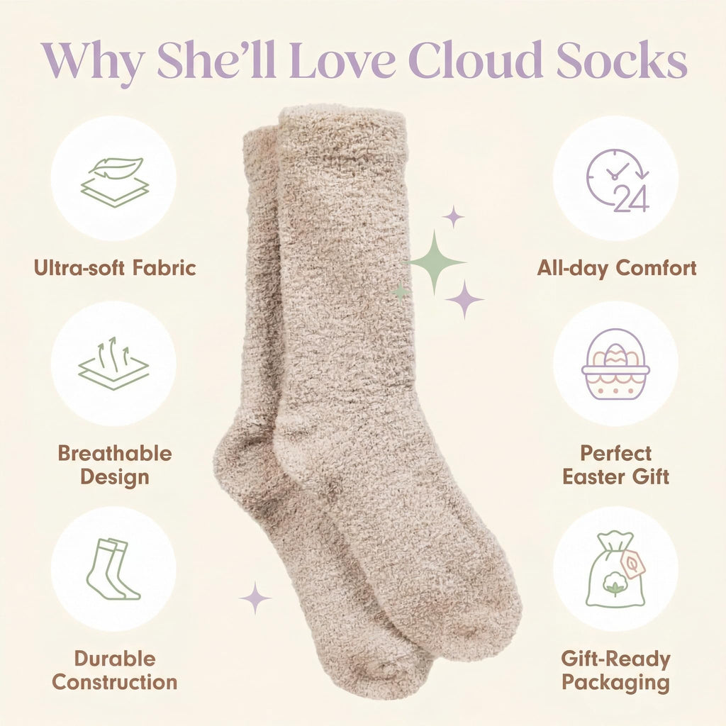 Ultra-Luxe Cloud Sock