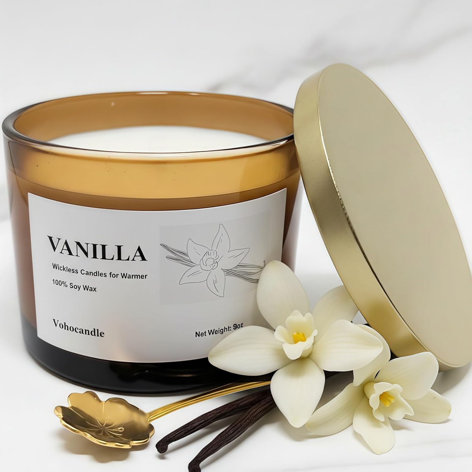 VOHO Lavender Wickless Candles