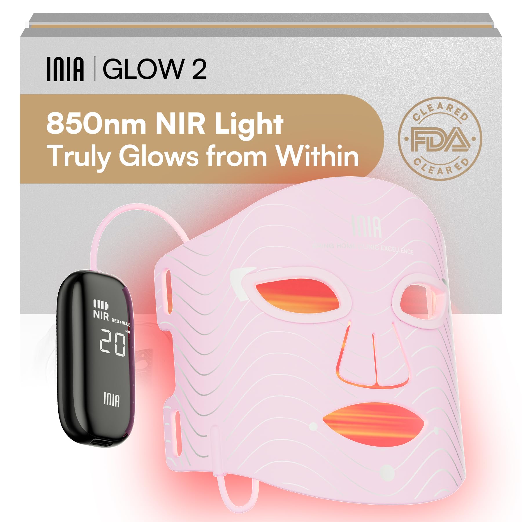 INIA Red Light Therapy Mask