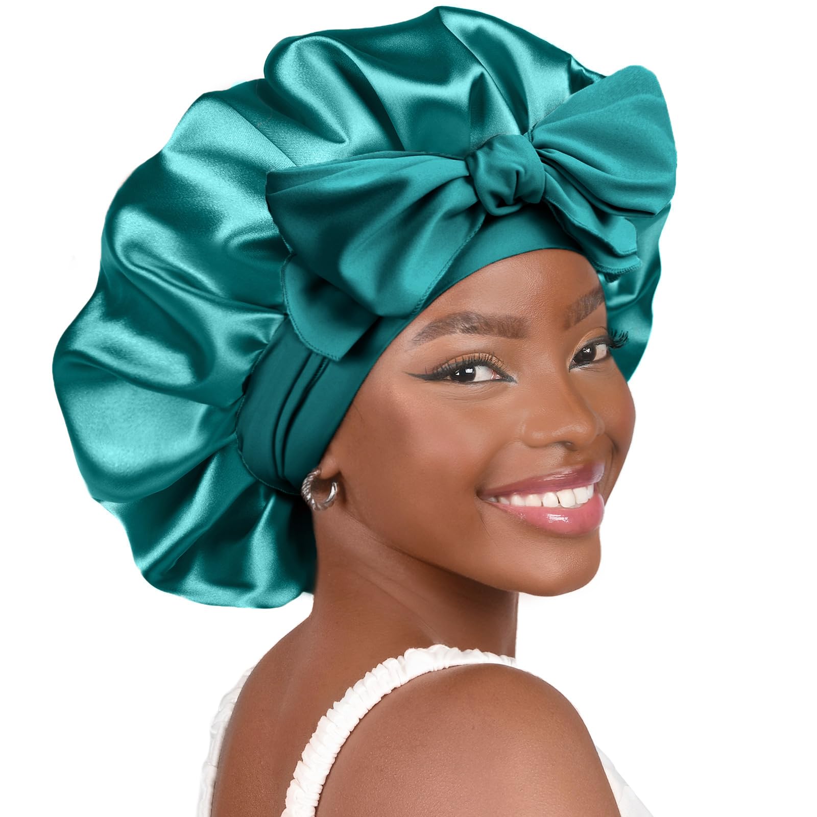 YANIBEST Adjustable Satin Bonnet