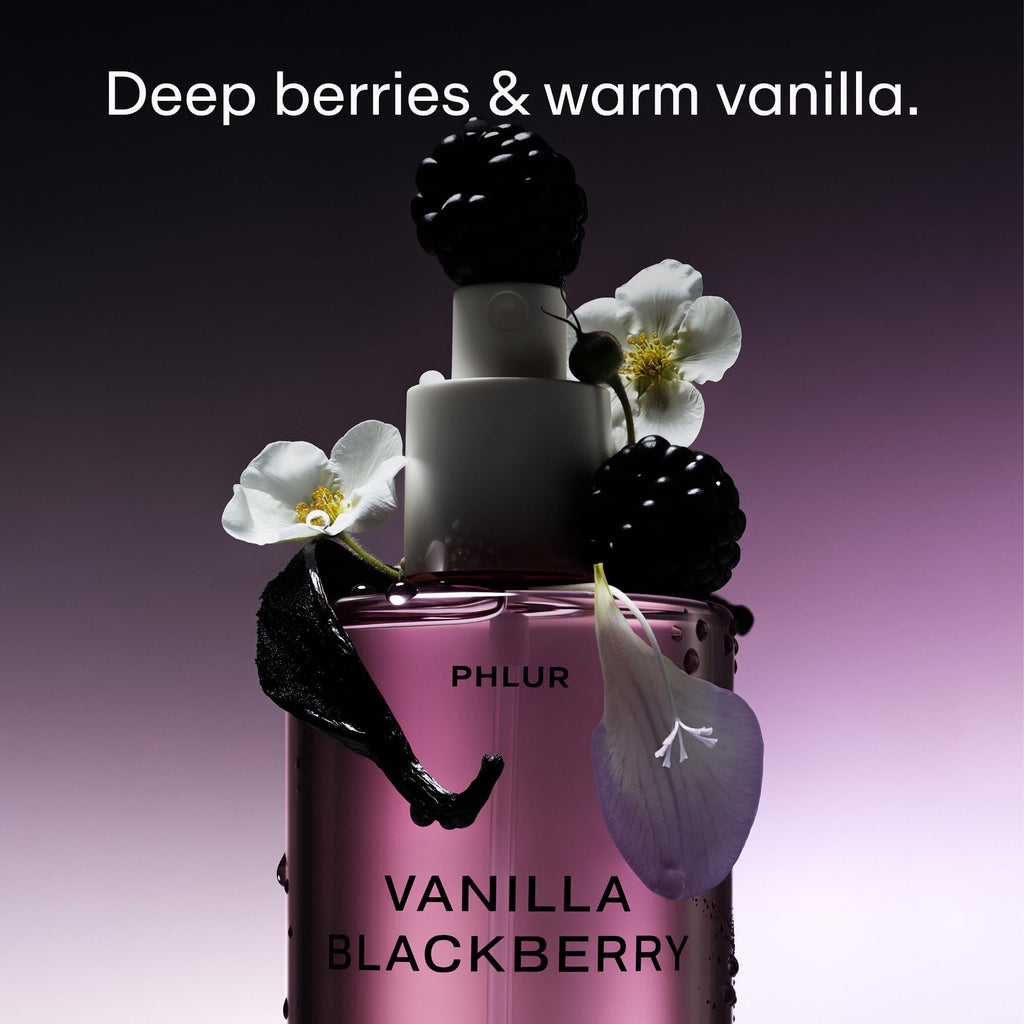 PHLUR Vanilla Skin Body Mist, 8 Fl Oz - Hair and Body Perfume for Women, Vanilla Perfume Body Spray with Pink Pepper, Cashmere Wood & Sandalwood Fragrance