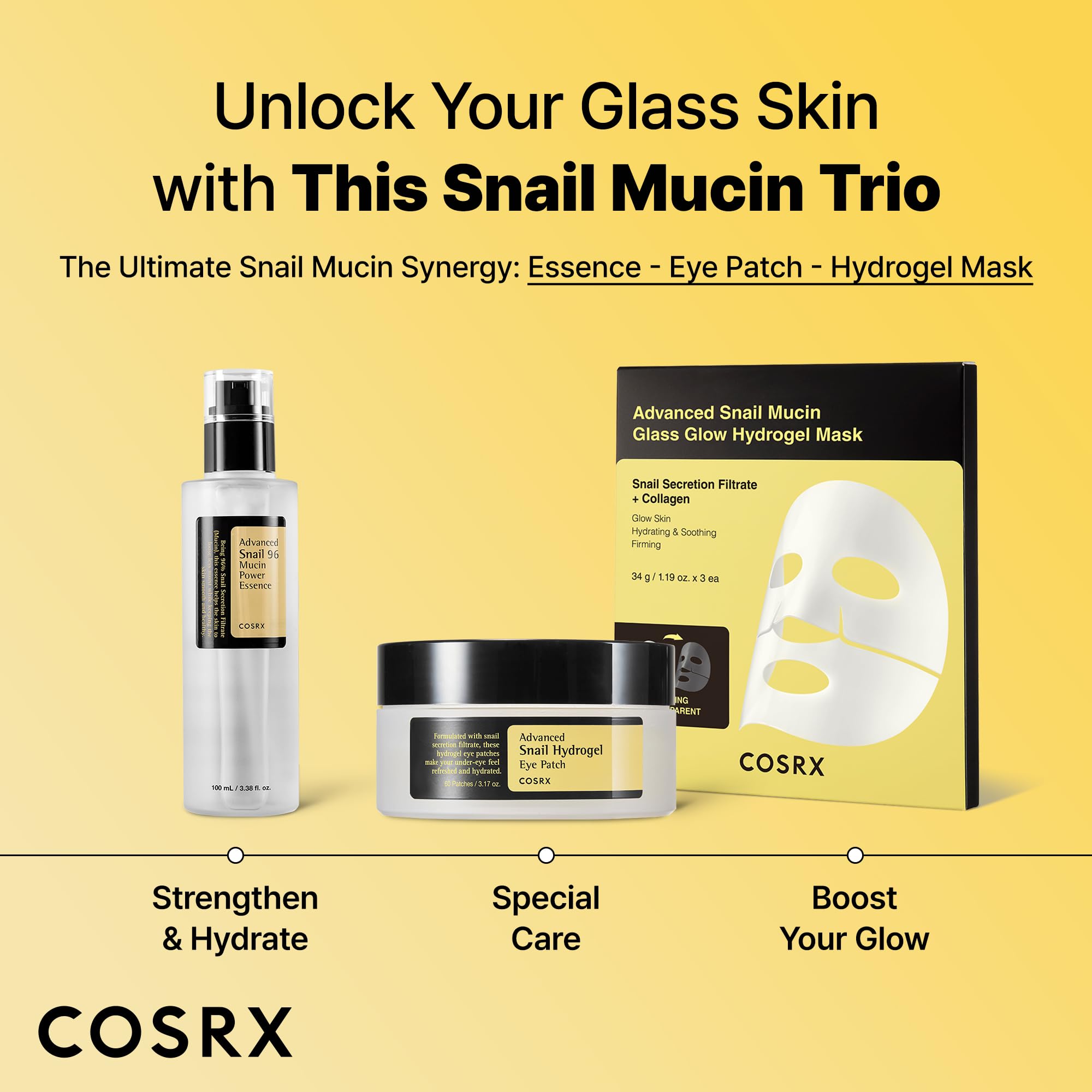 COSRX Pink Peptides Collagen Hydrogel Eye Patch