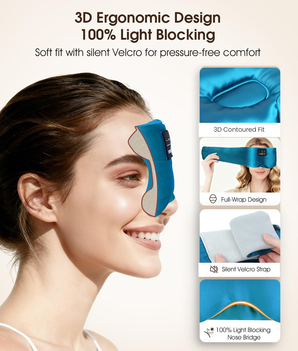 Mulberry Silk Bluetooth Sleep Mask