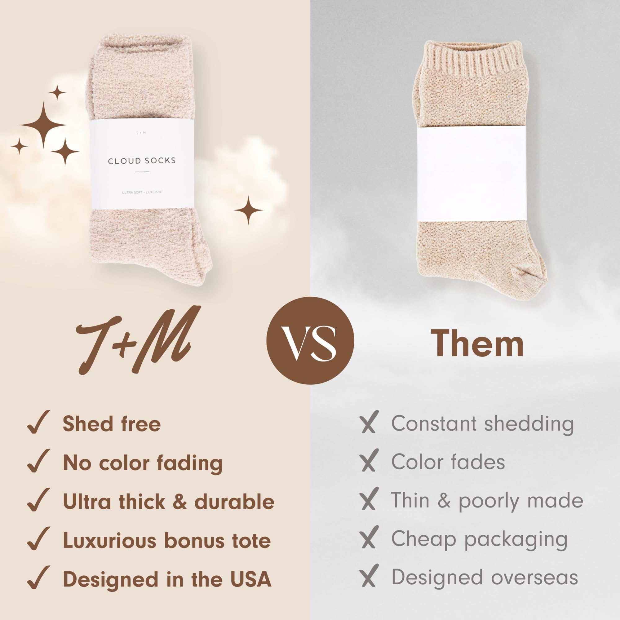 Ultra-Luxe Cloud Sock