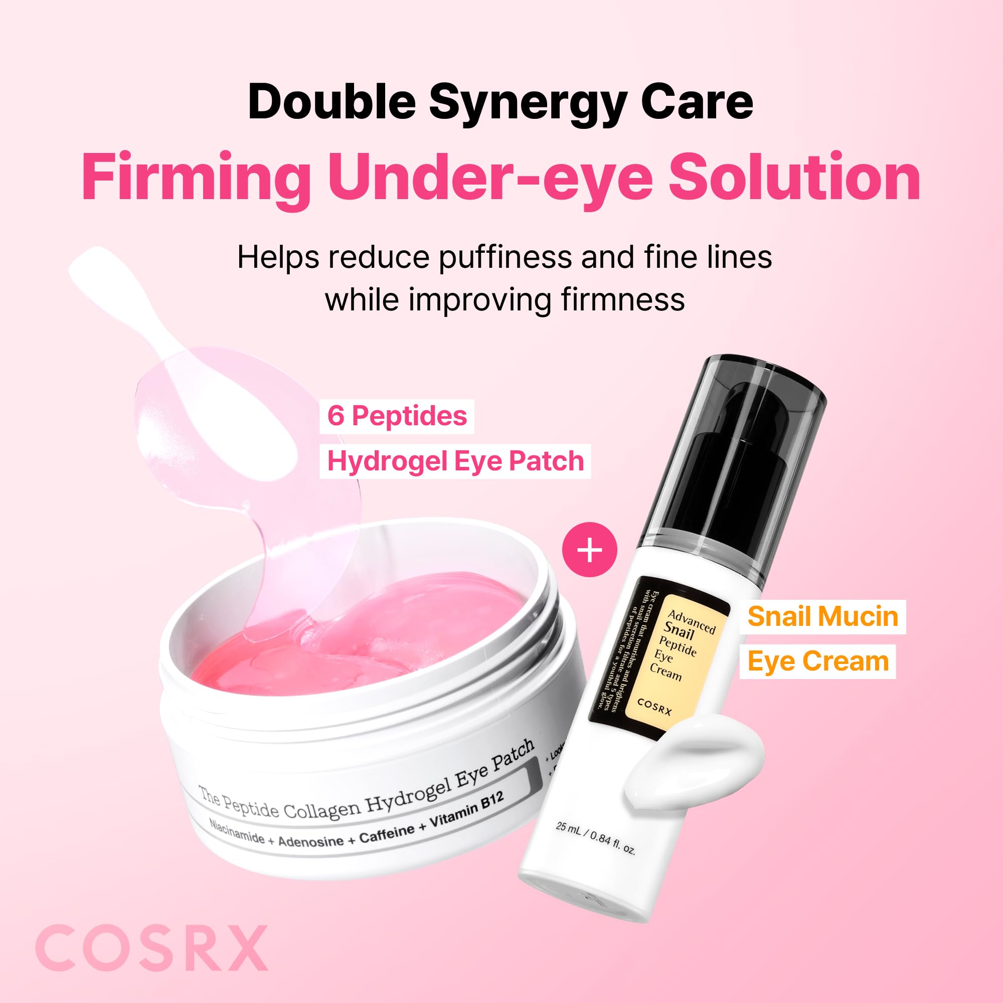 COSRX Pink Peptides Collagen Hydrogel Eye Patch
