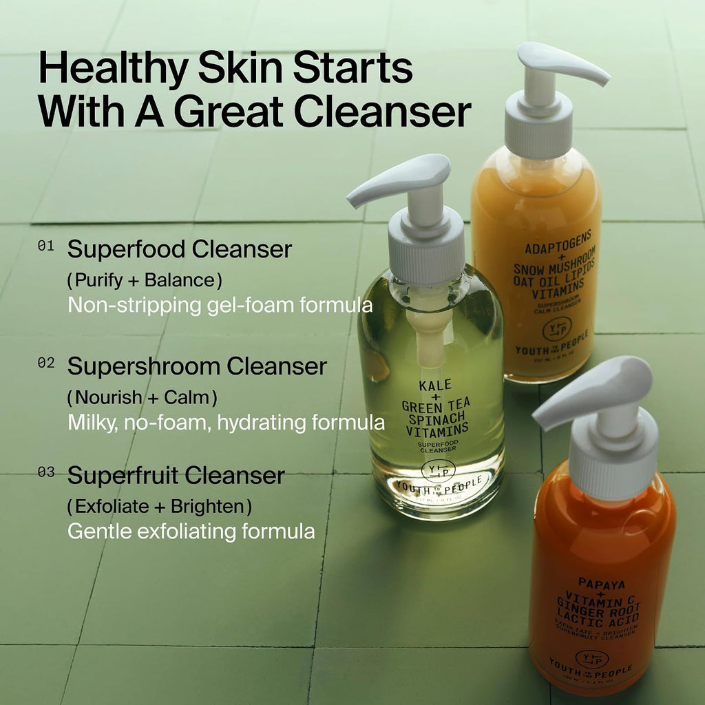Youth To The People Superfood Facial Cleanser - Kale + Green Tea Daily Face Wash