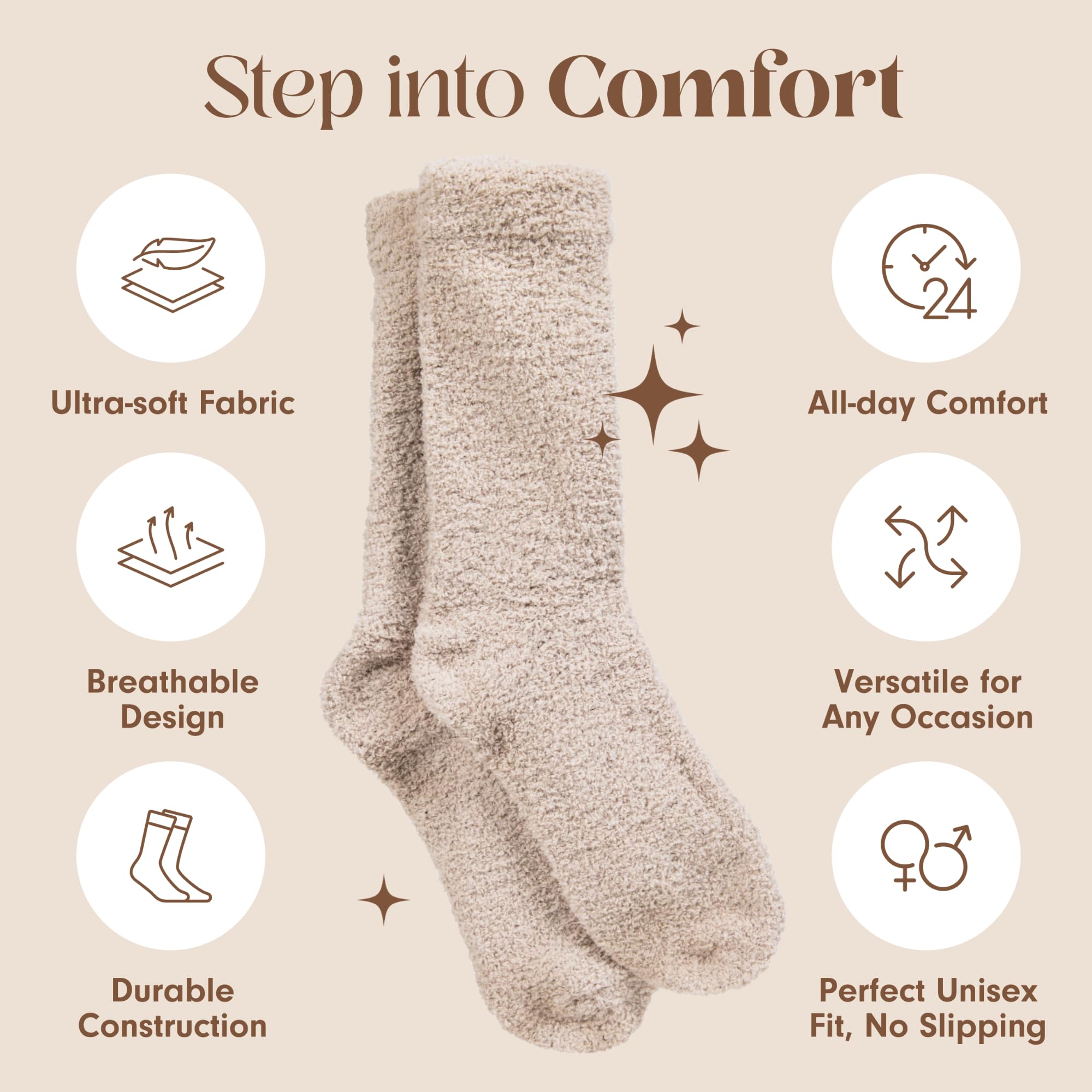 Ultra-Luxe Cloud Sock