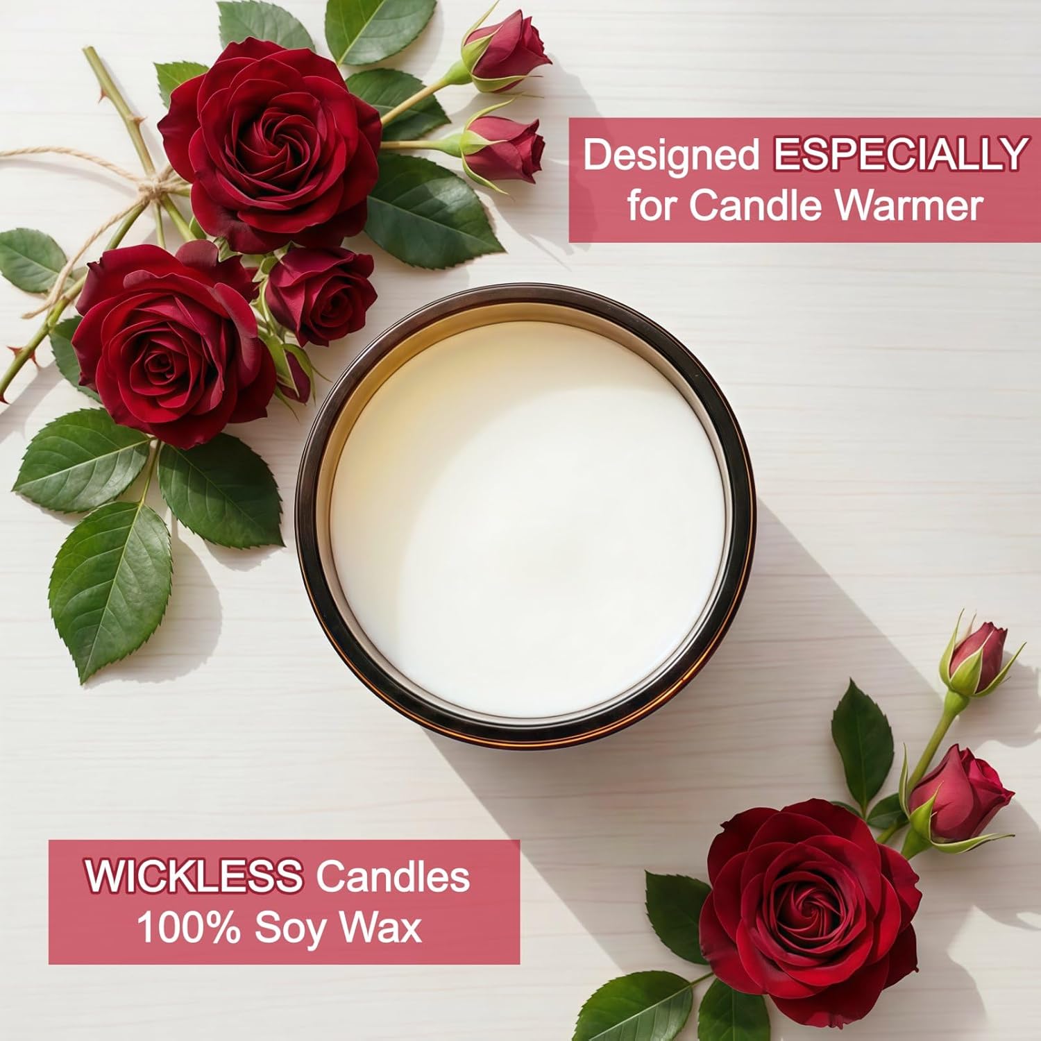 VOHO Lavender Wickless Candles