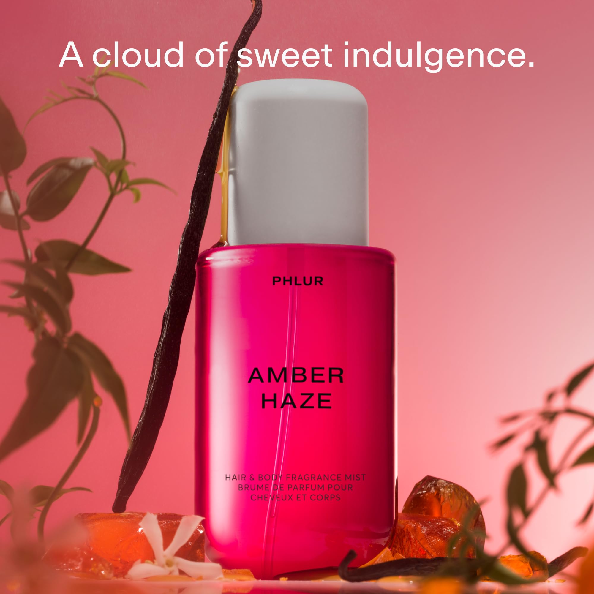 PHLUR Vanilla Skin Body Mist, 8 Fl Oz - Hair and Body Perfume for Women, Vanilla Perfume Body Spray with Pink Pepper, Cashmere Wood & Sandalwood Fragrance